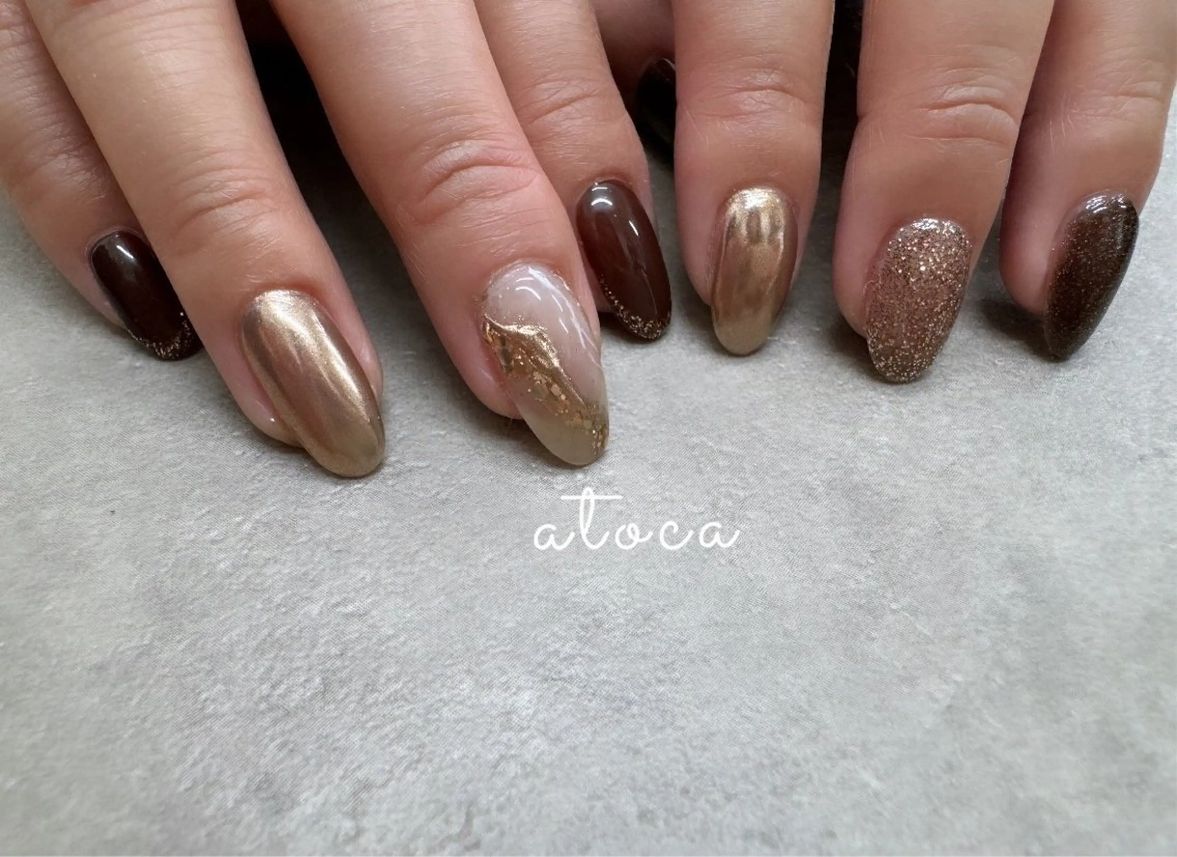 ネイル ニュアンスネイル mi riのネイルデザイン