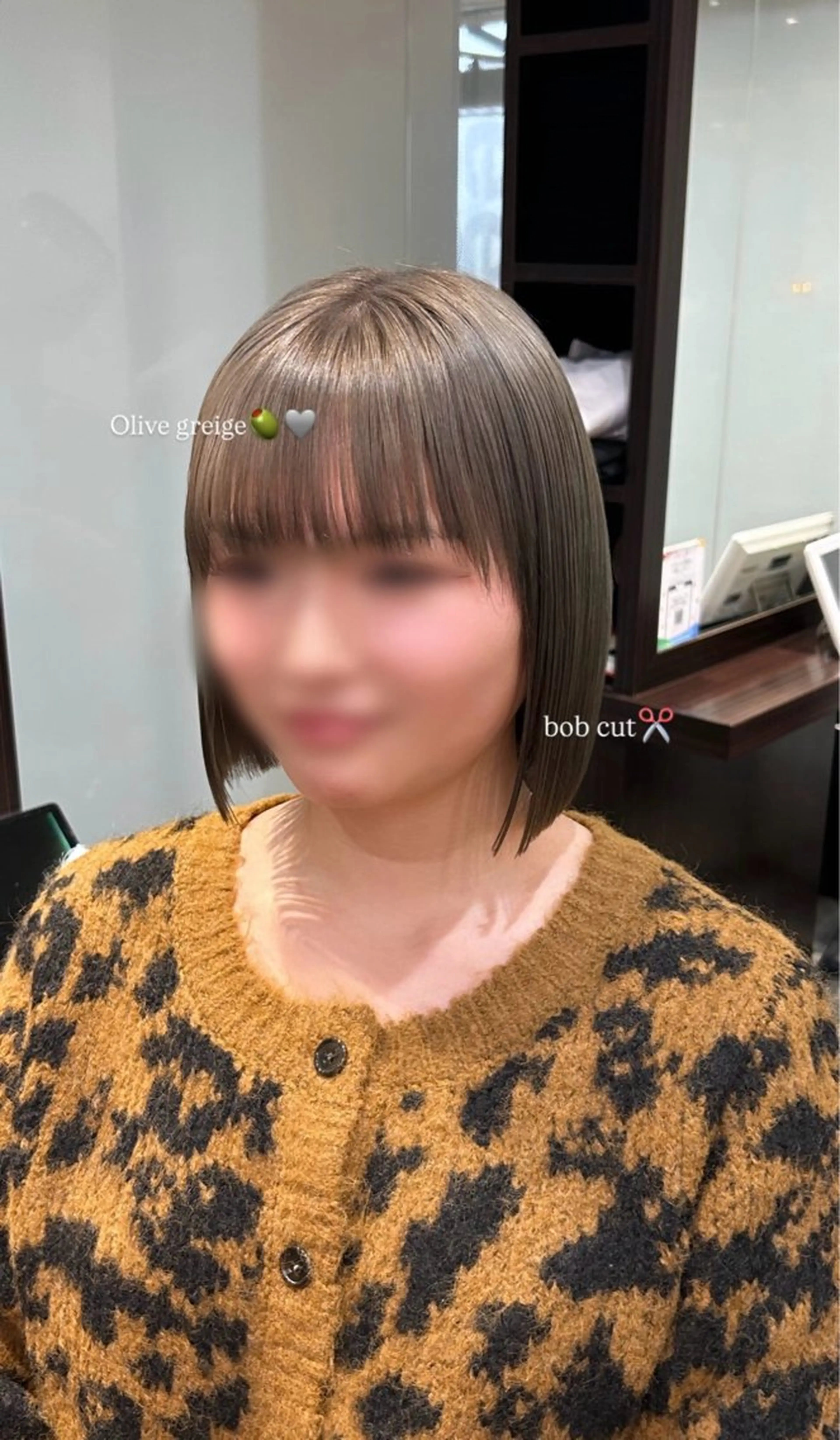 ショート カラー ヘアカラー トリートメント 坂本奈都美 🎀のヘアスタイル