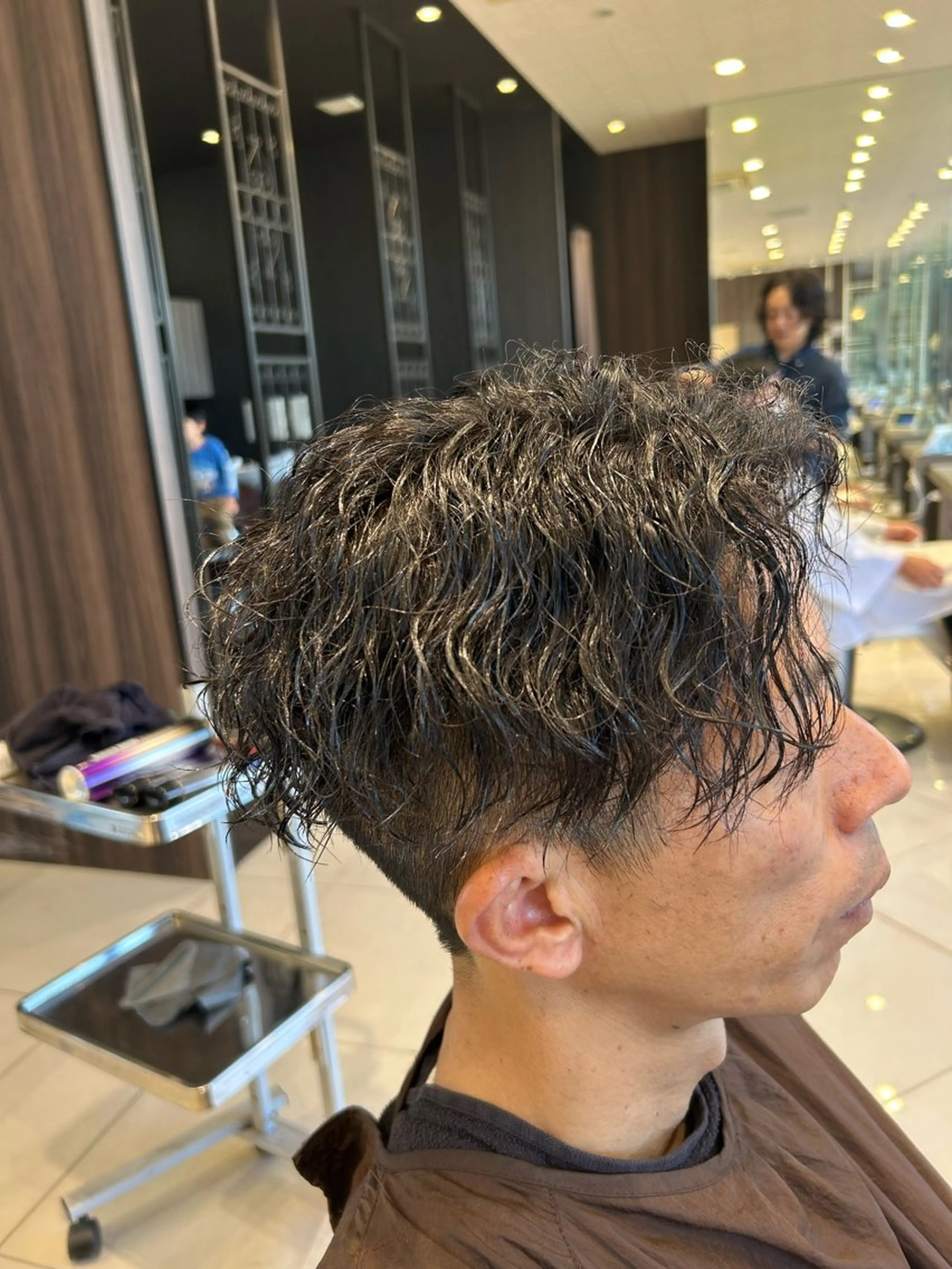 ショート パーマ メンズ メンズ専門 米山諒✂️のヘアスタイル
