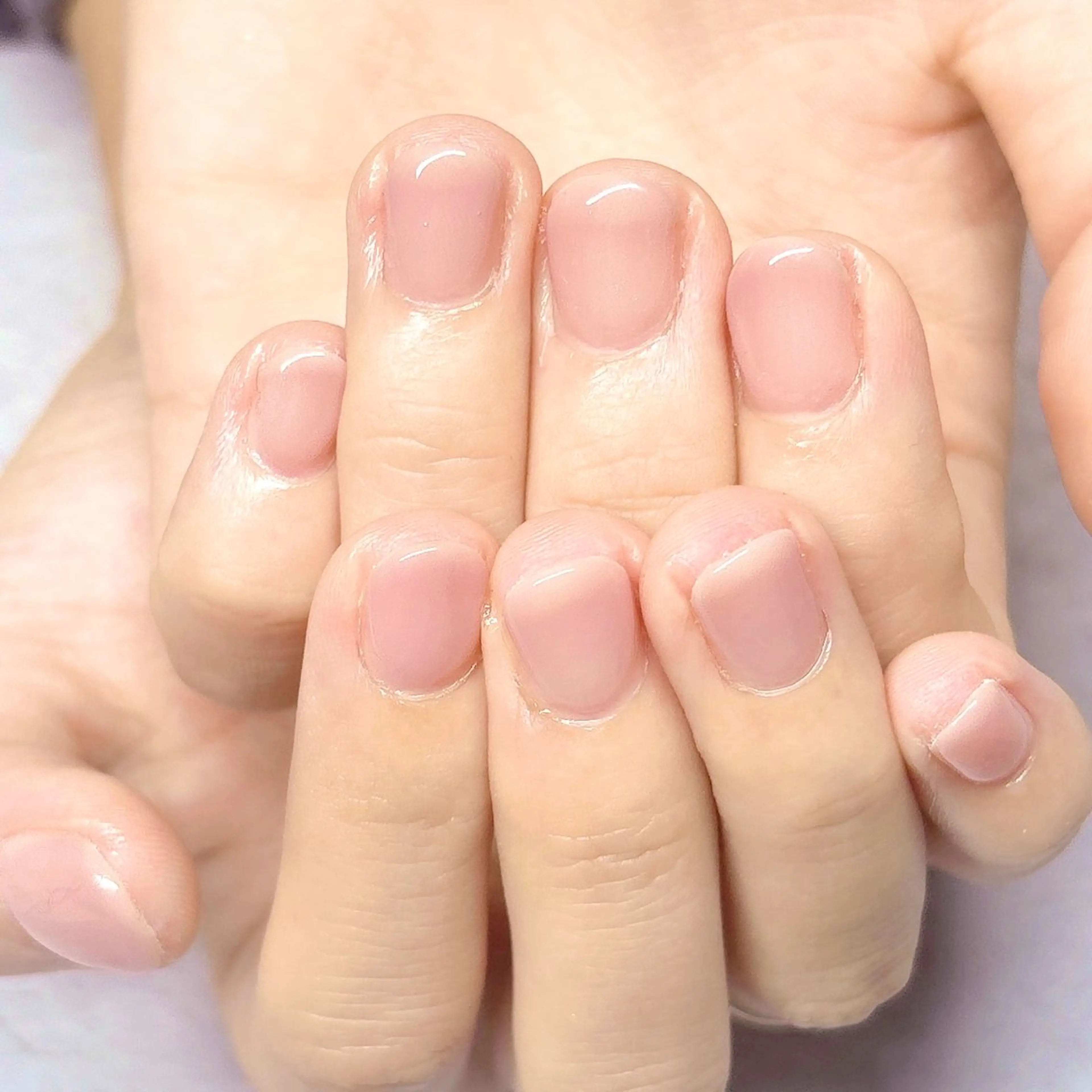 ネイル ピンク ピンクベージュ MYu Beauty Salon  MAIのネイルデザイン