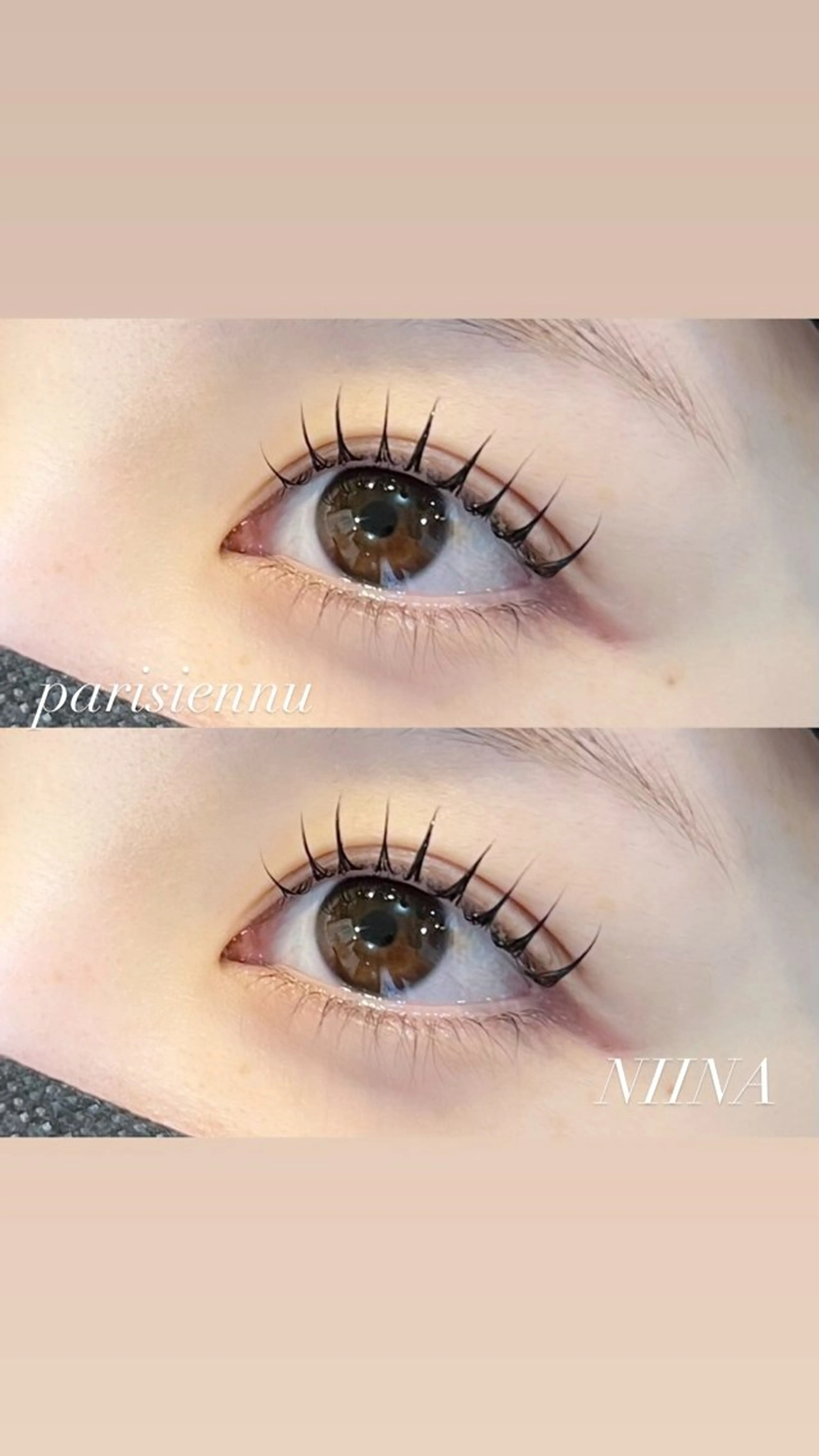 マツエク・マツパ eye lash salon Sarry所属・NIINA ☪️のマツエク・マツパデザイン