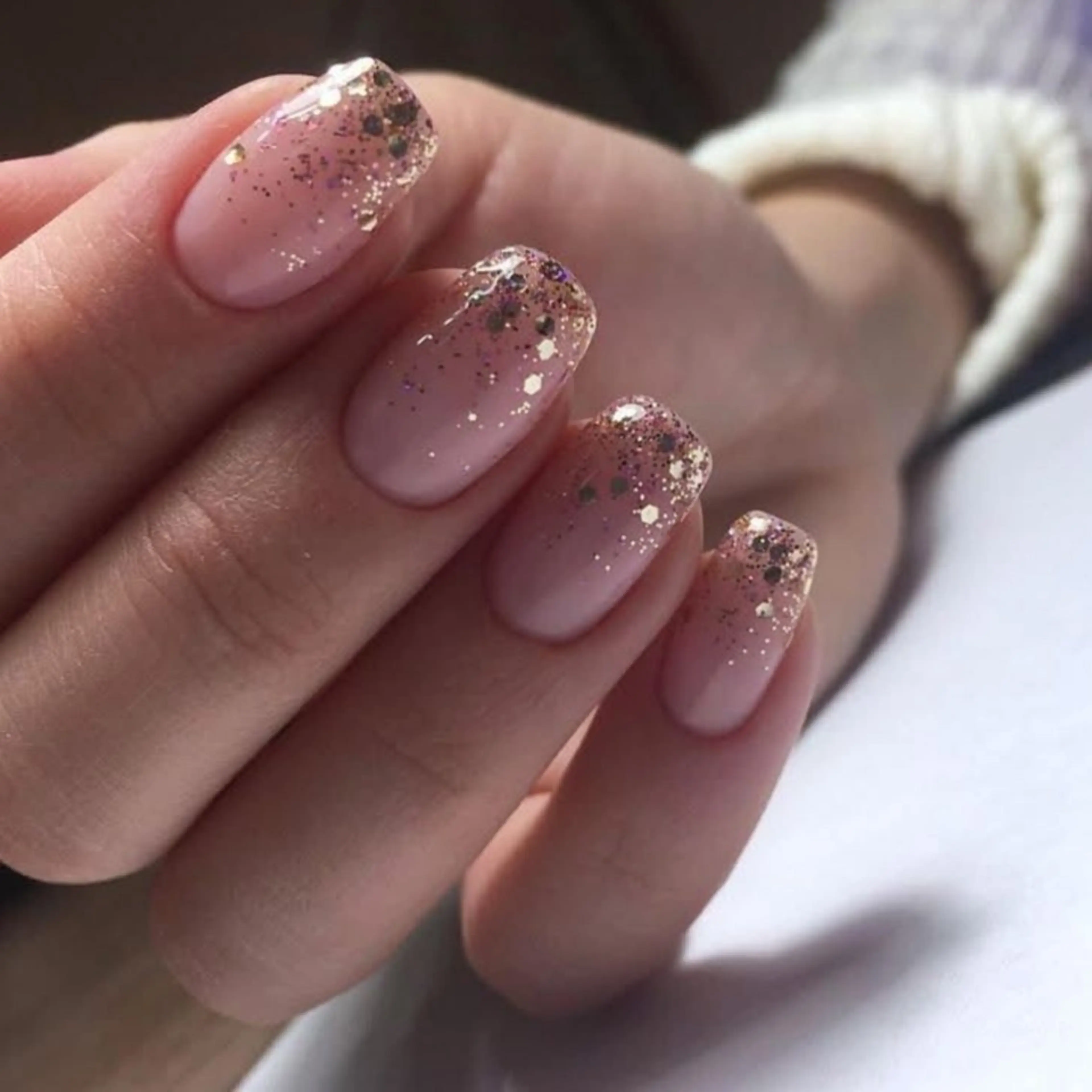 ネイル グラデーション ラメ(グリッター) ラメグラデーション Her Nails Yokosuka Chuo所属・HerNails  Yokosukaのネイルデザイン