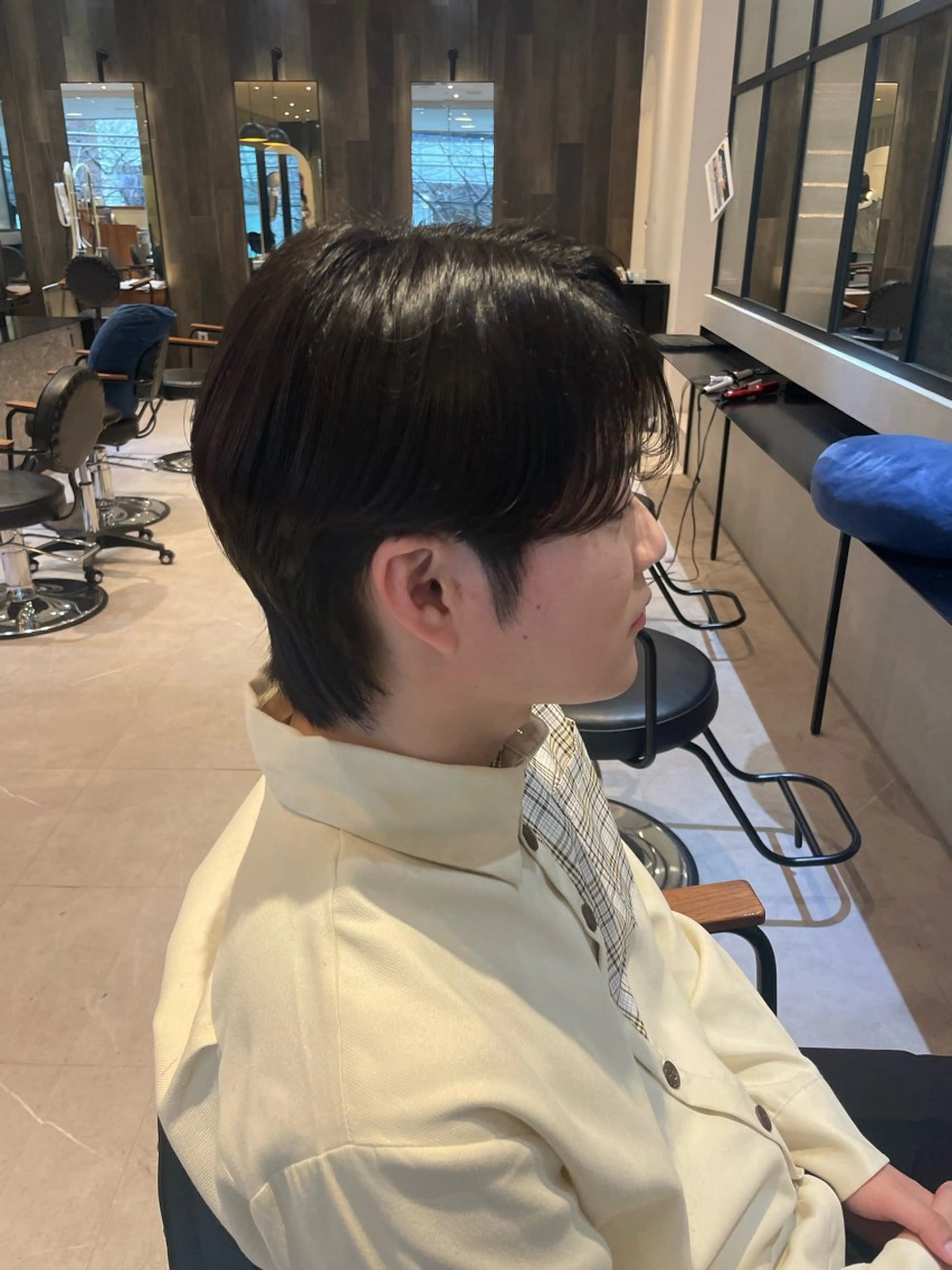 メンズ カルマパーマ メンズパーマ 韓国ヘア/そら レイヤー透明感カラーのヘアスタイル