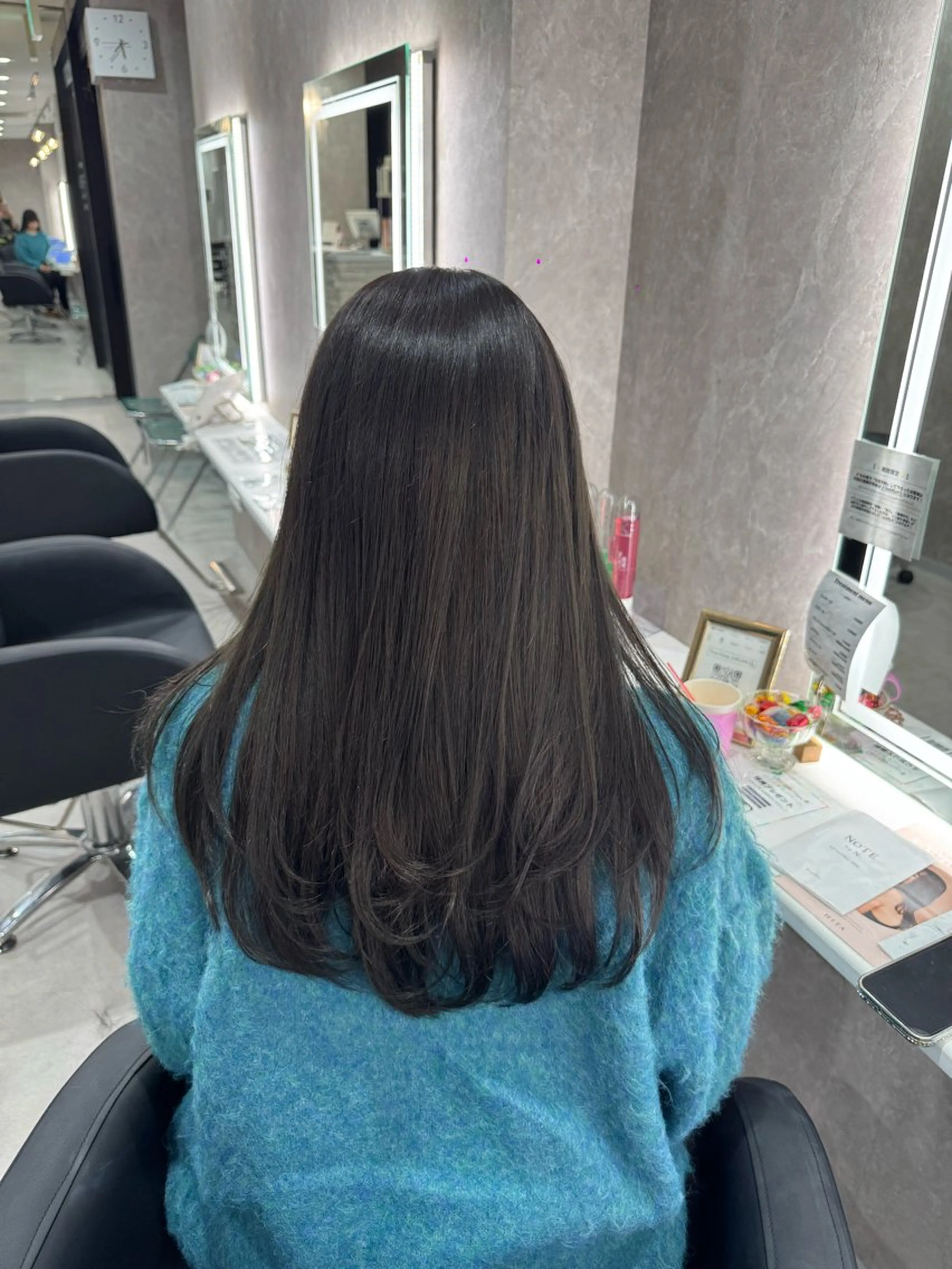 ロング カラー ヘアアレンジ カット ヘアカラー モテ髪提案🫧 /HaRu🏳️‍⚧のヘアスタイル