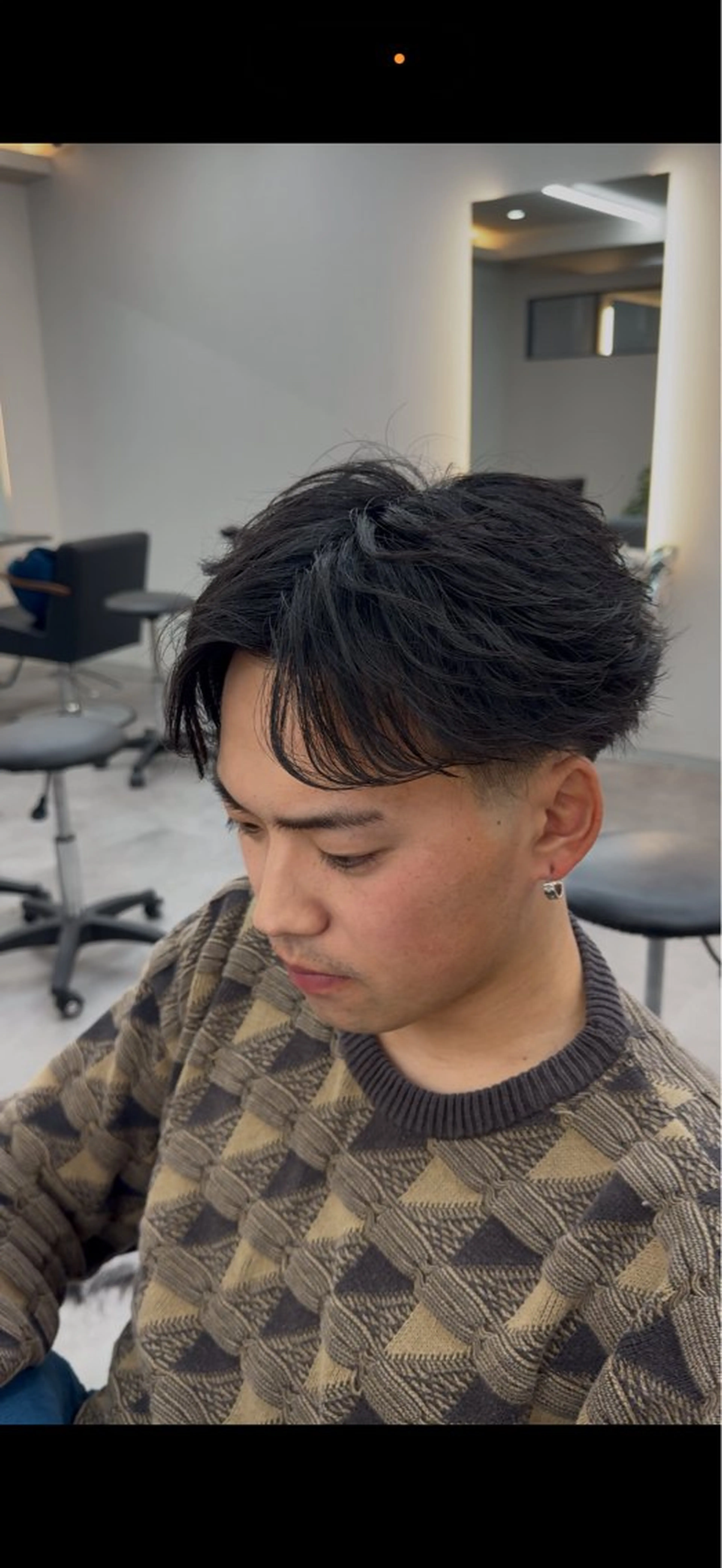 メンズ riens harutoのヘアスタイル