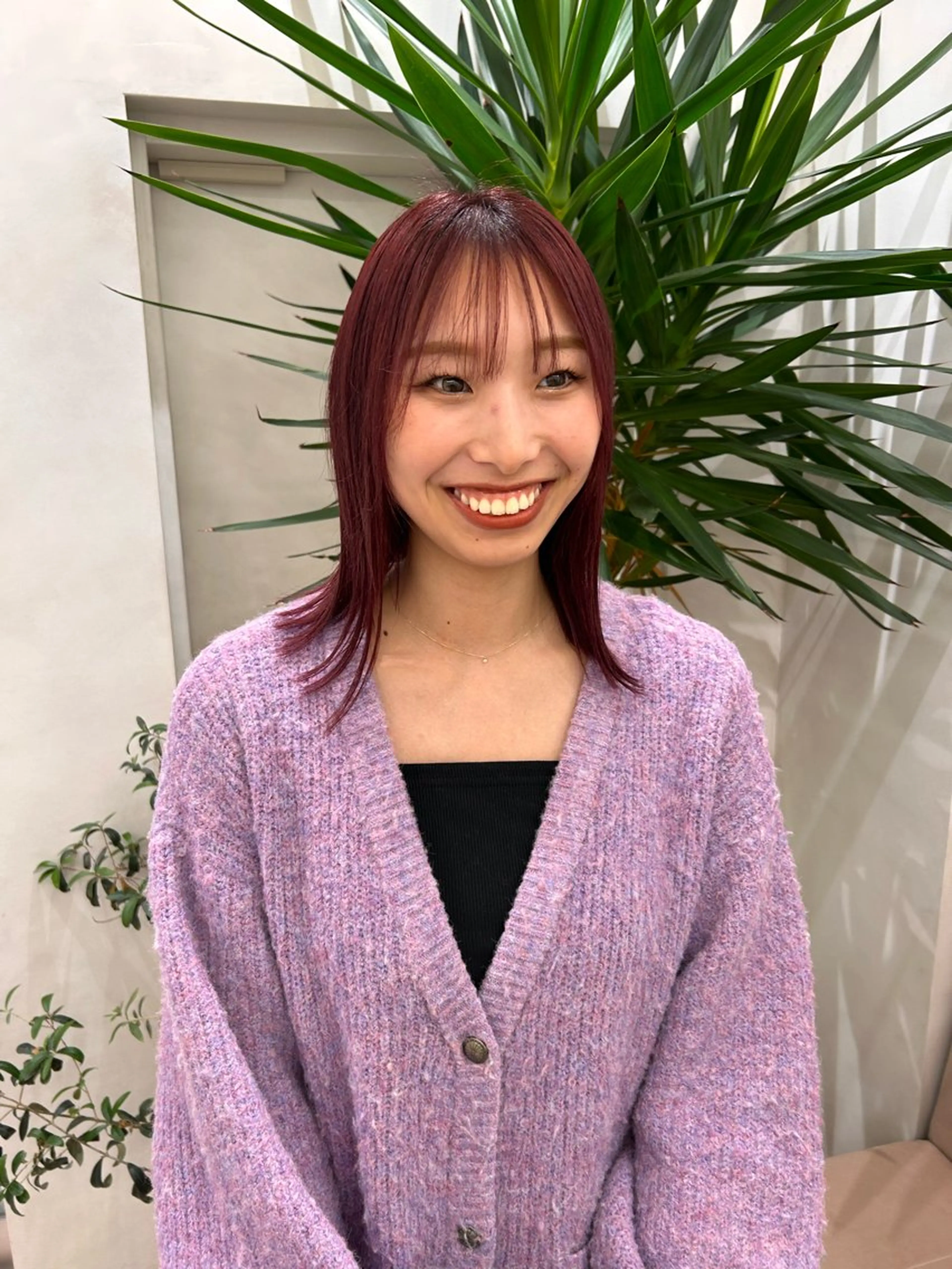 セミロング 艶カラー🌟 kanonのヘアスタイル