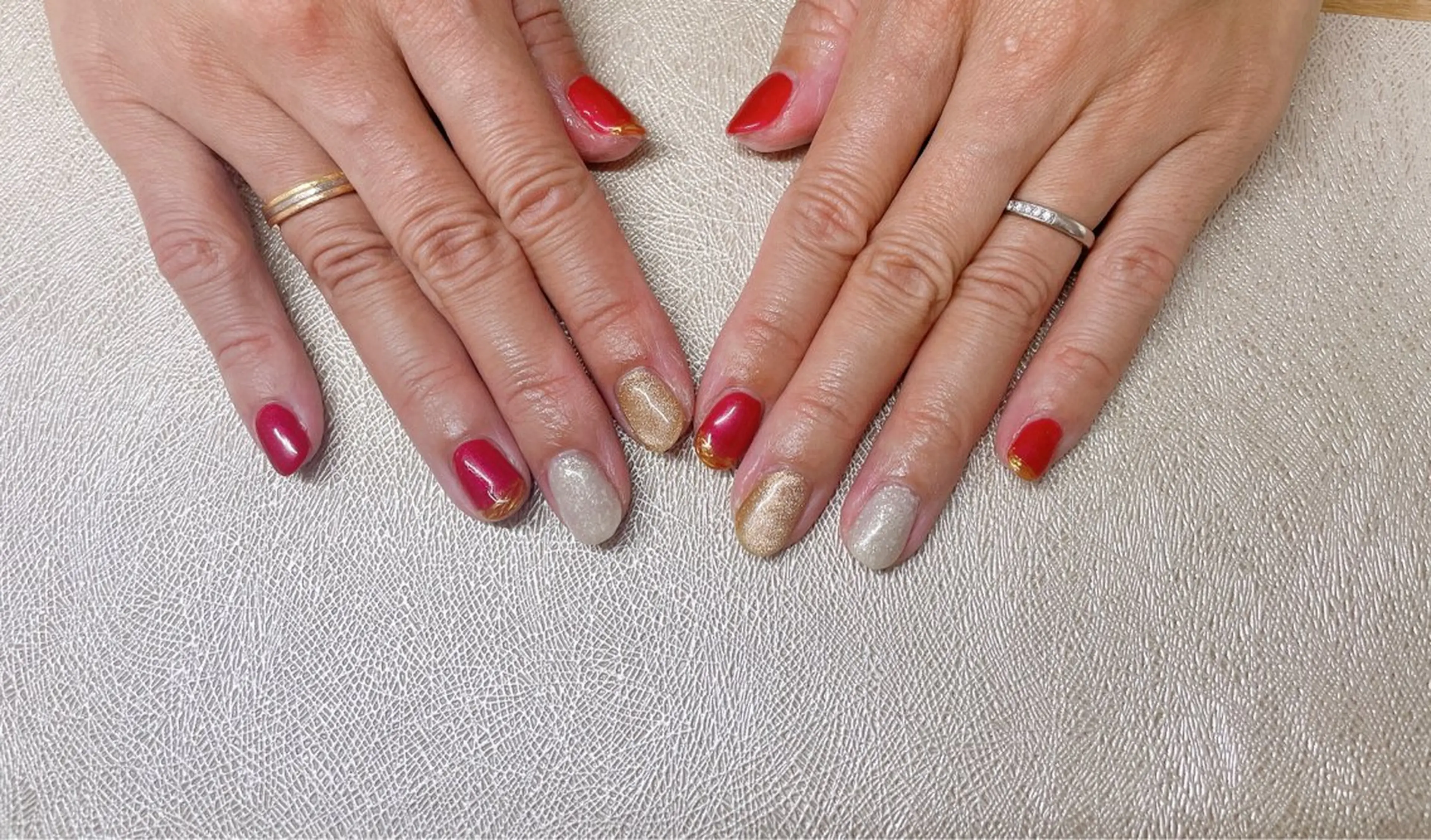 ネイル オーロラネイル フットネイル フレンチネイル ジェルネイル 韓国ネイル ハンドネイル Mogu nail 二子玉川のネイルデザイン