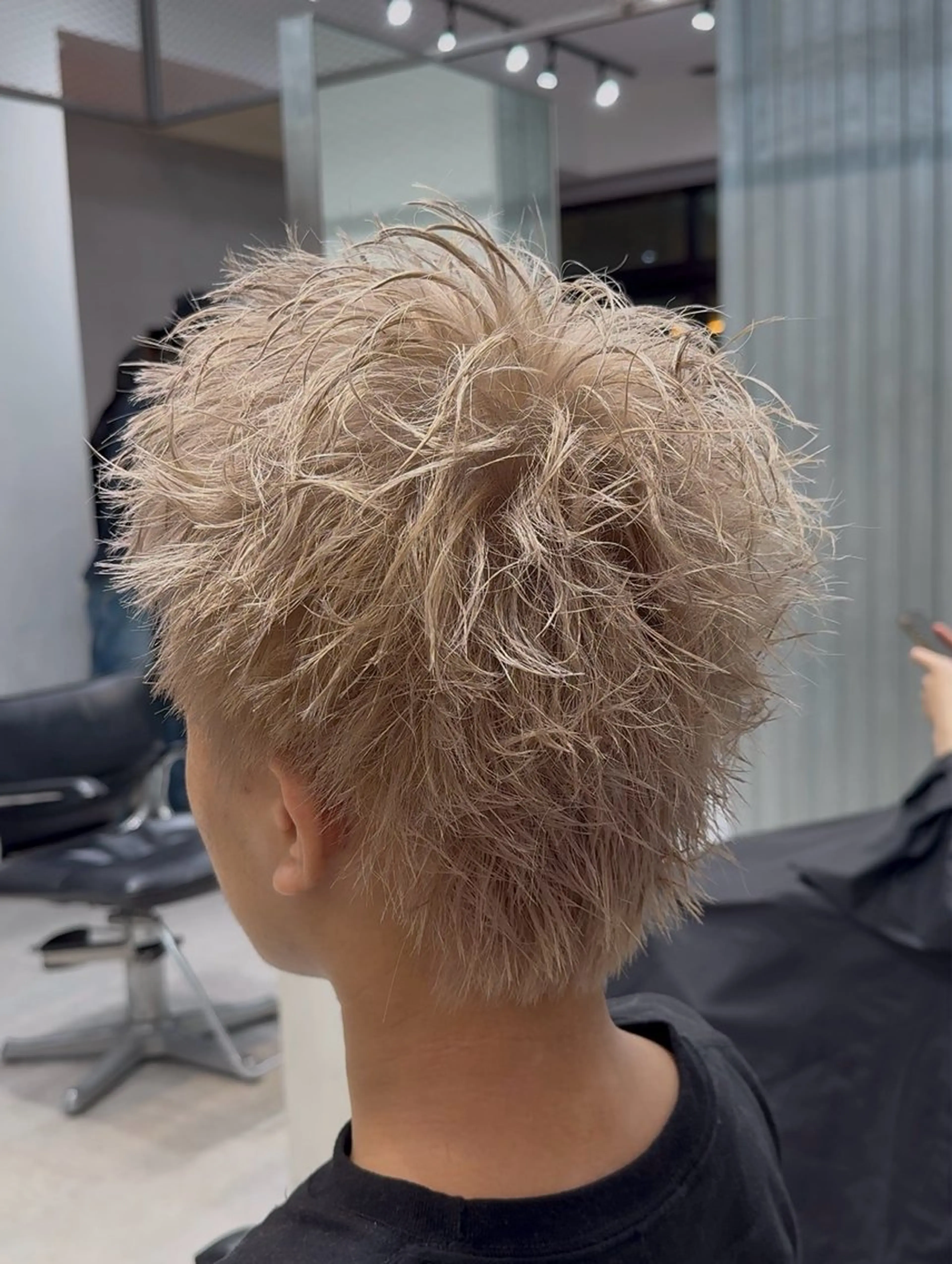 ショート カラー メンズ ヘアカラー fifth shibuya所属・fifth 菅崎愛斗のヘアスタイル