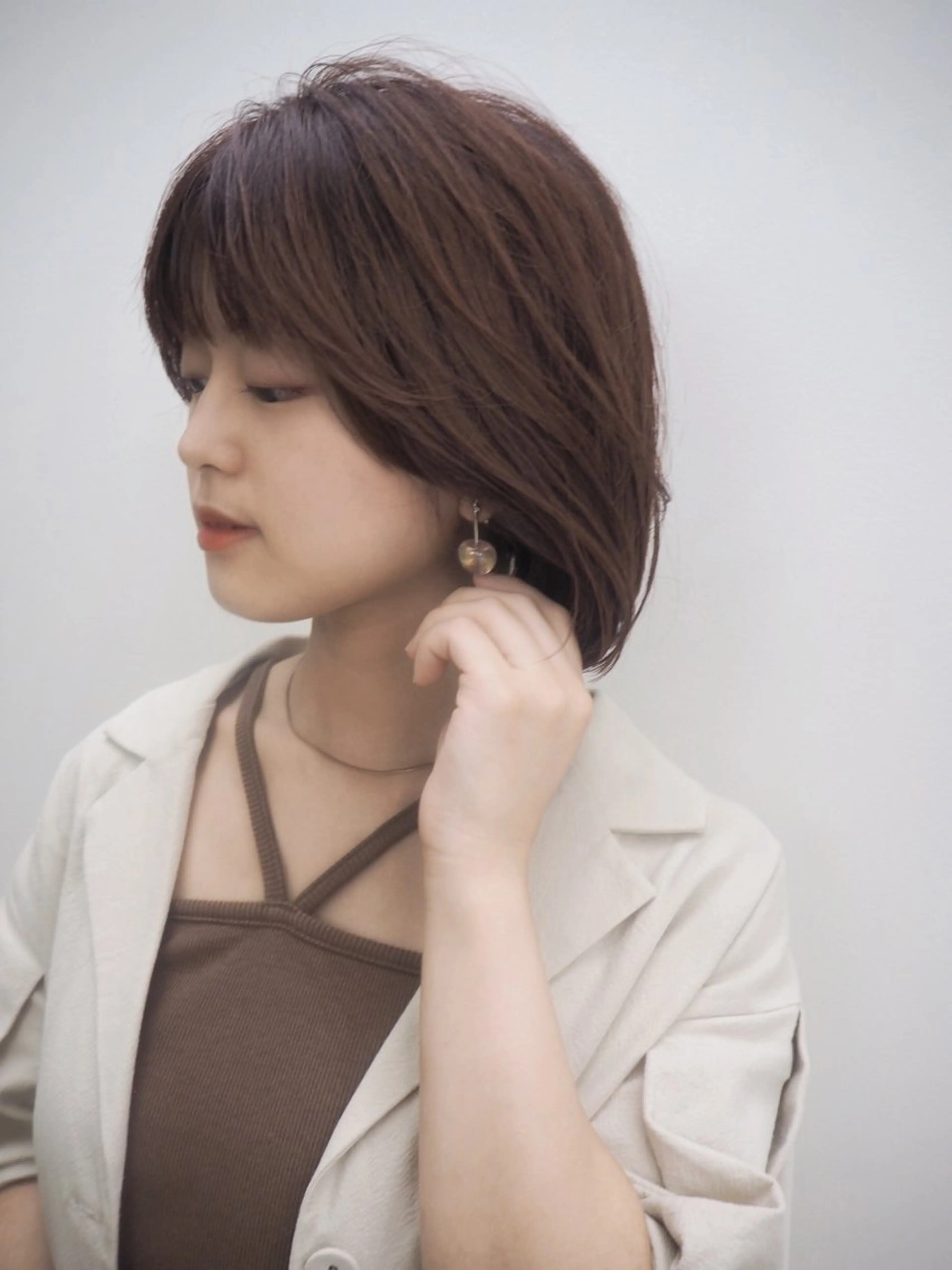 ミディアム 💛🤍U too e’s 鎌倉🧸のヘアスタイル