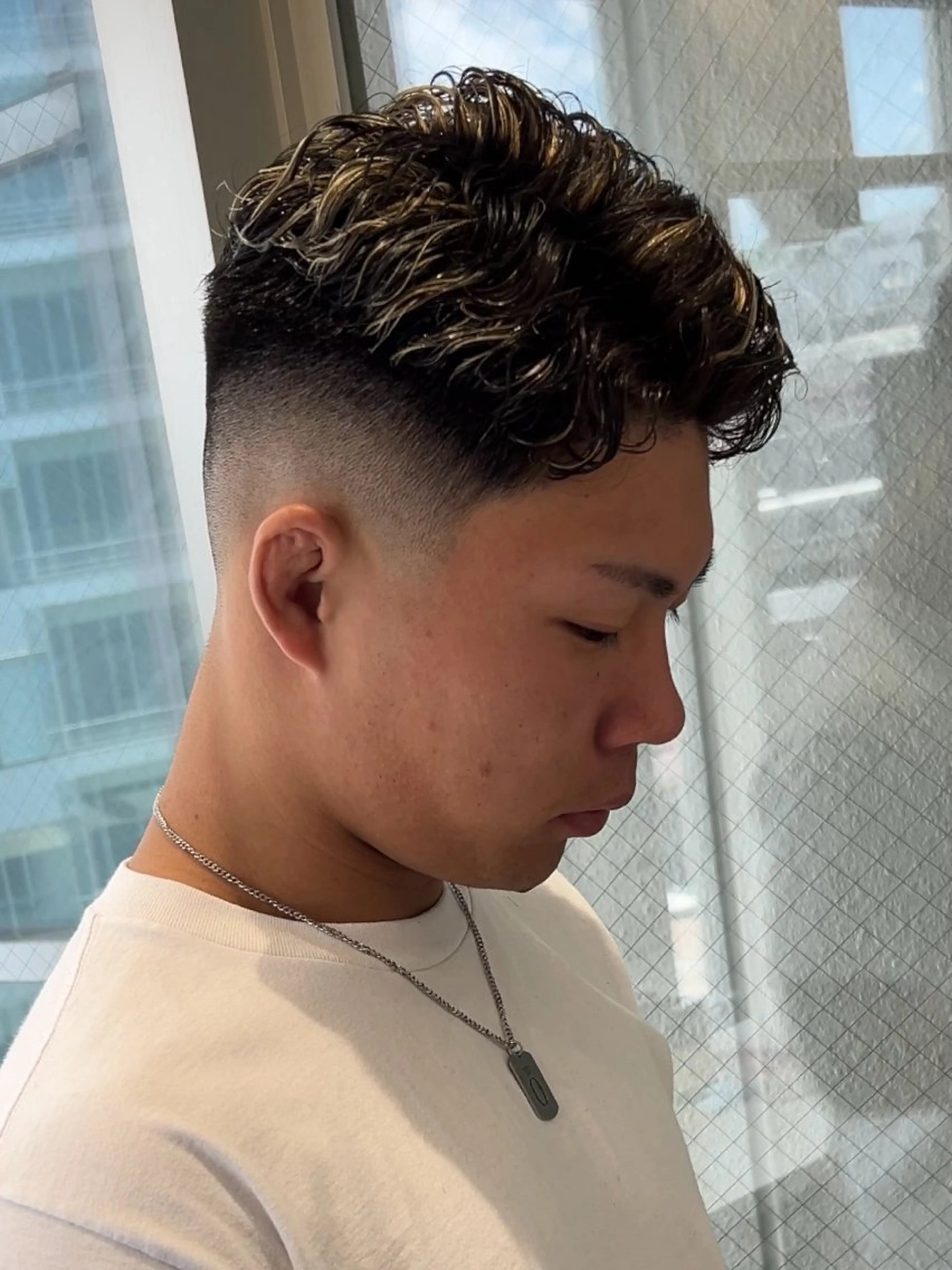 ショート カラー パーマ メンズ メンズ特化❤️🔥 パーマ職人江口佳乃のヘアスタイル