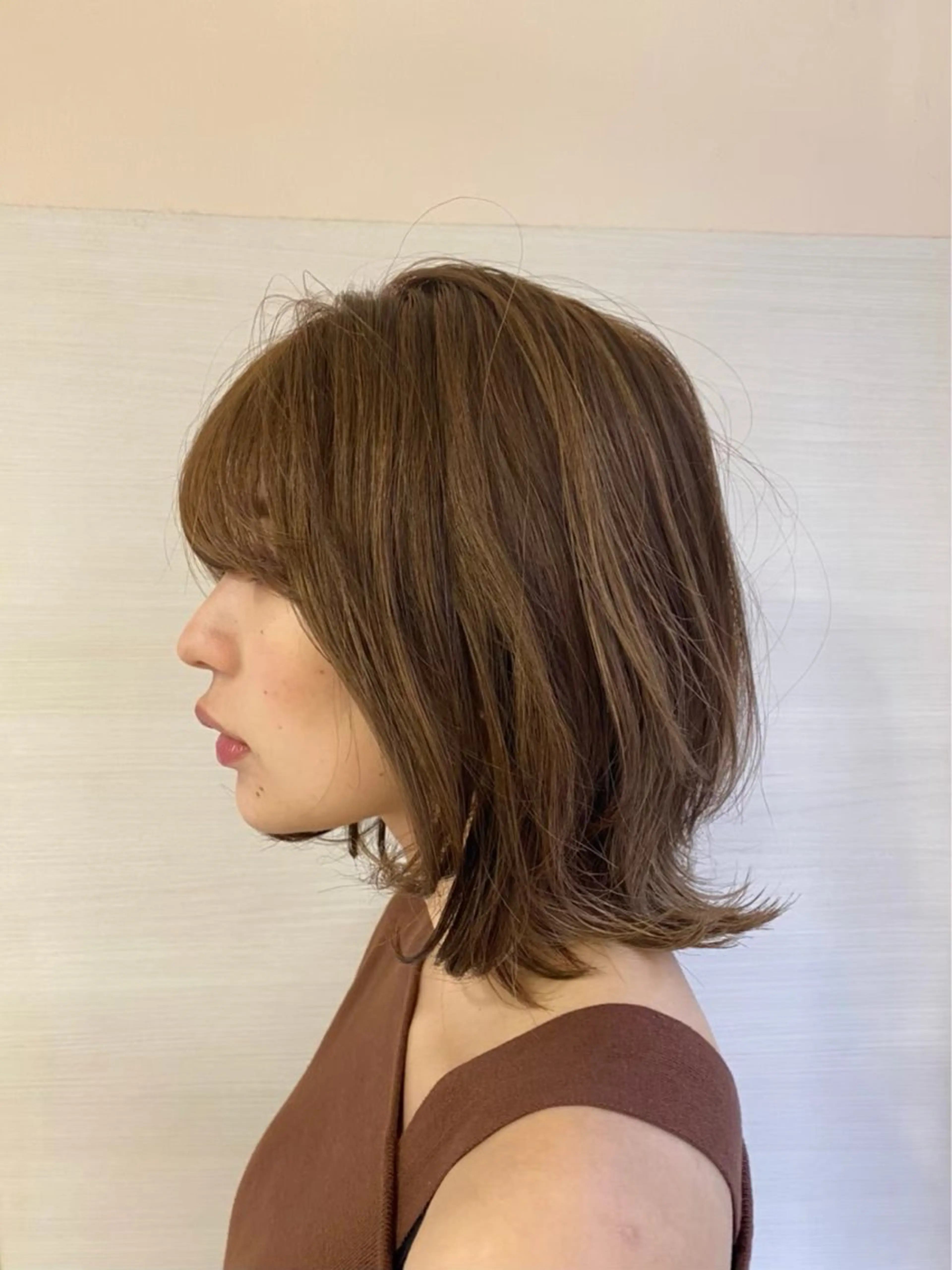 ミディアム カラー 野田 聖輝のヘアスタイル