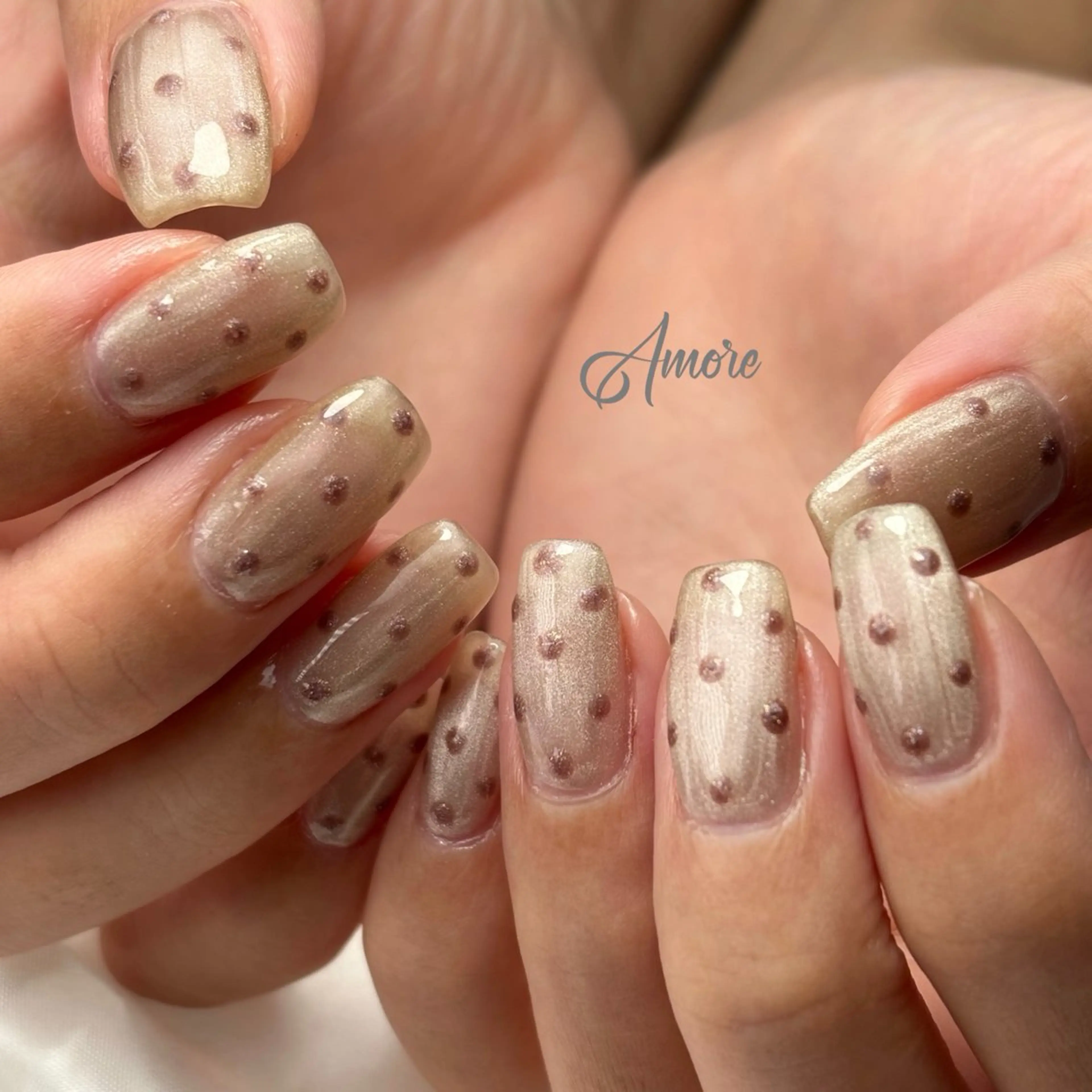 ネイル ジェルネイル キラキラネイル 韓国ネイル マグネットネイル パラジェル You kyehwaのネイルデザイン