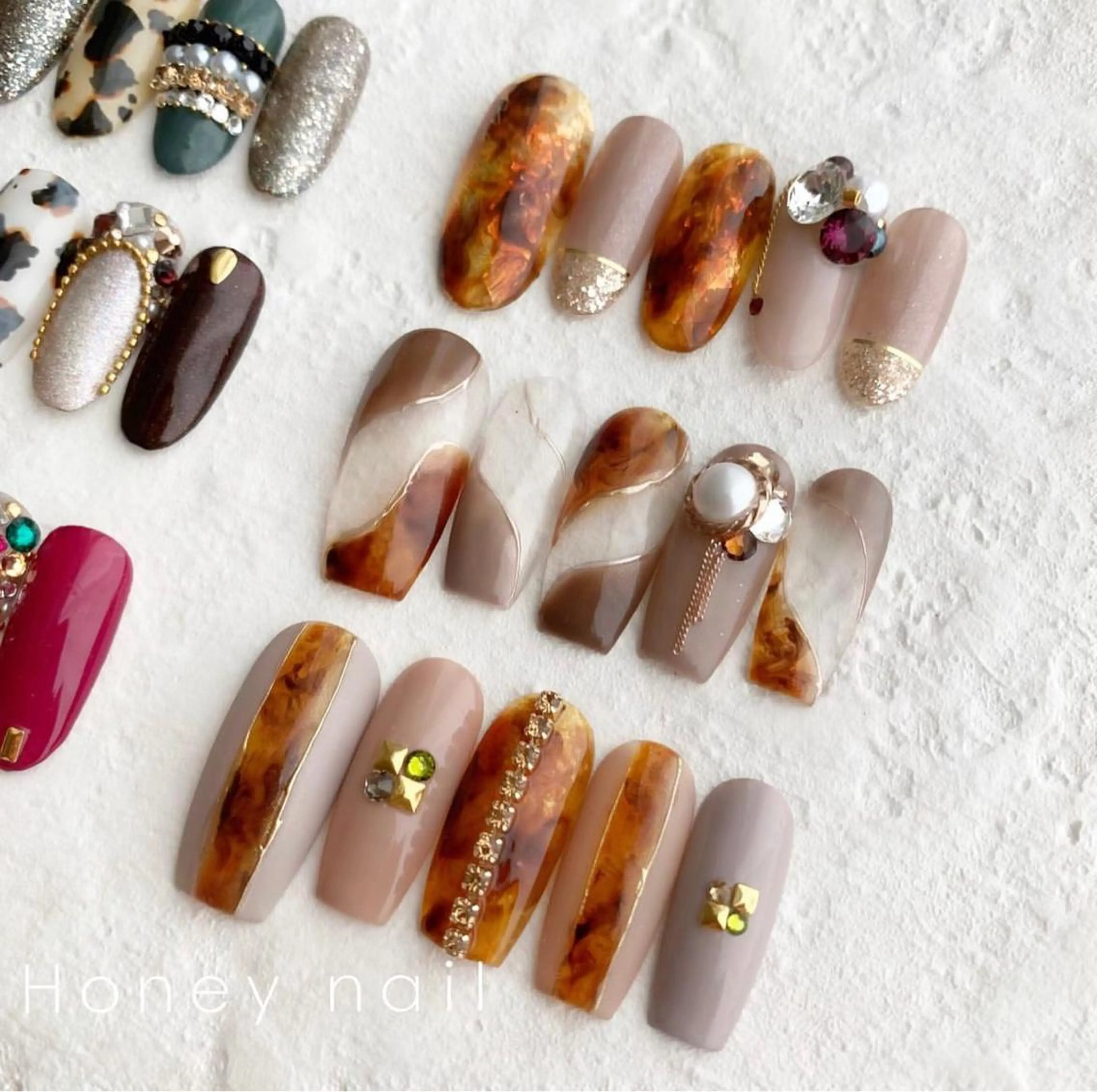 ネイル フィルイン専門 Honey nailのネイルデザイン