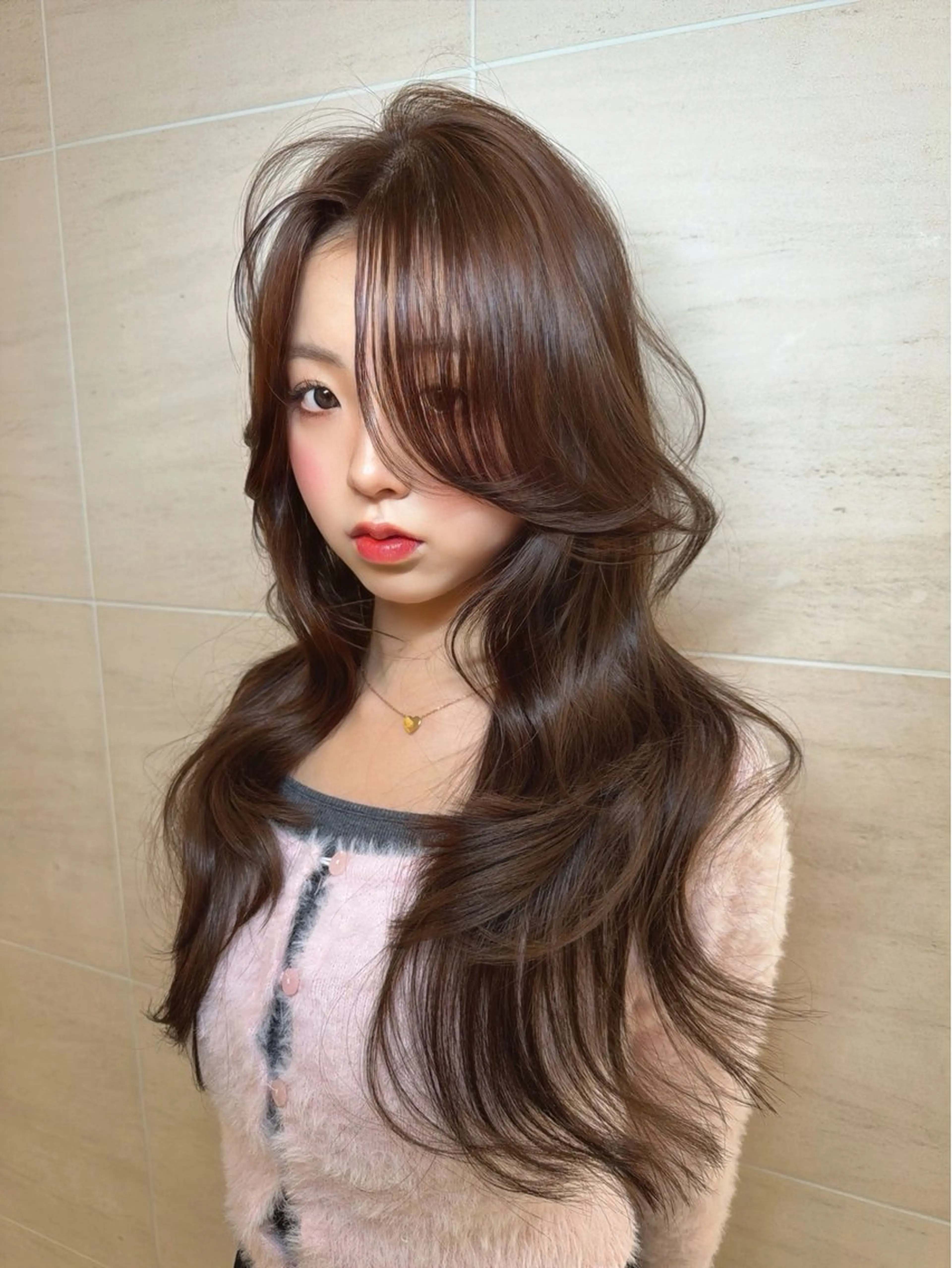 ロング カラー カット ヘアカラー トリートメント 中韓🇨🇳🇰🇷 🤍TAKAHIROのヘアスタイル