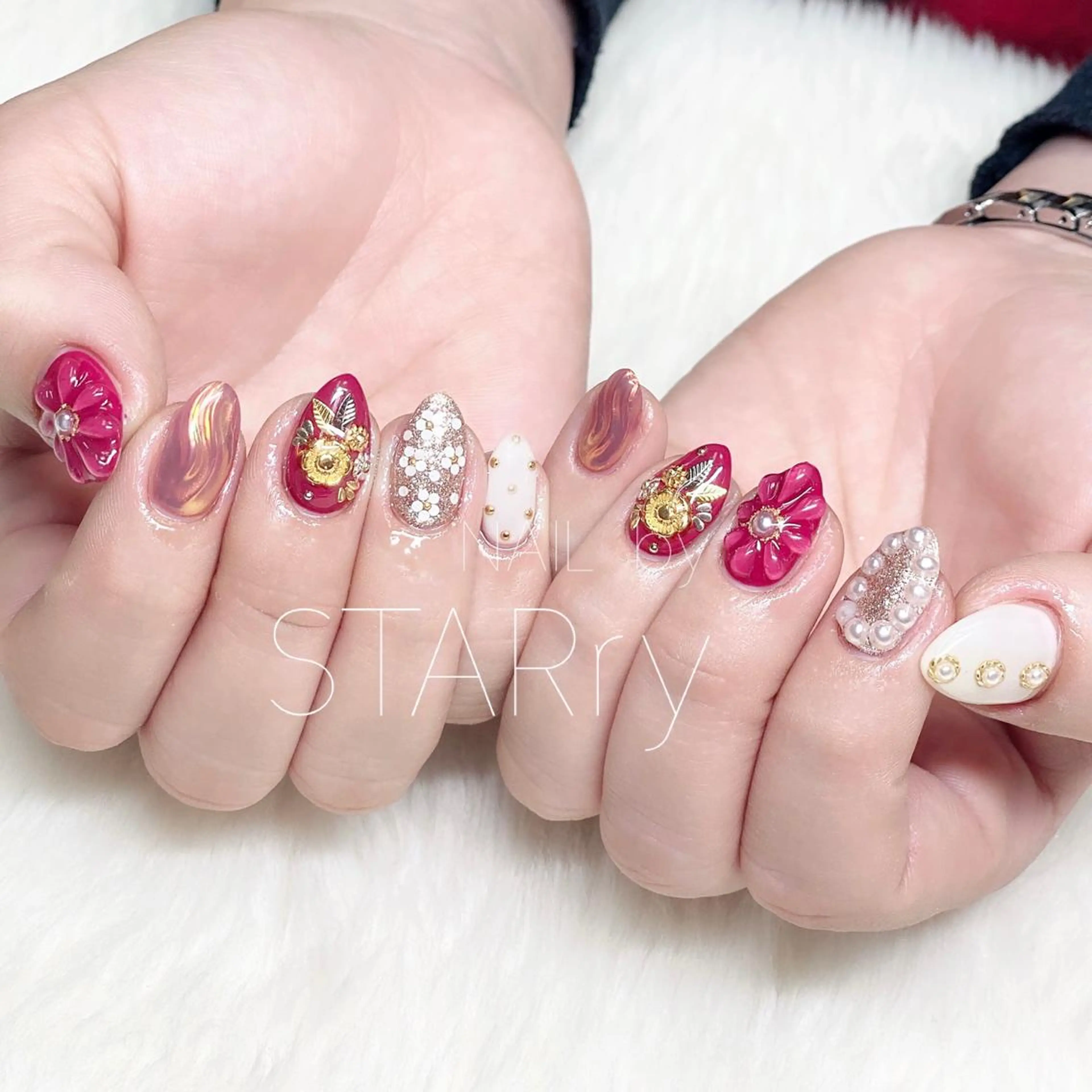 ネイル アートネイル ジェルネイル ニュアンスネイル パラジェル シンプルネイル NAIL by STARry 川口のネイルデザイン