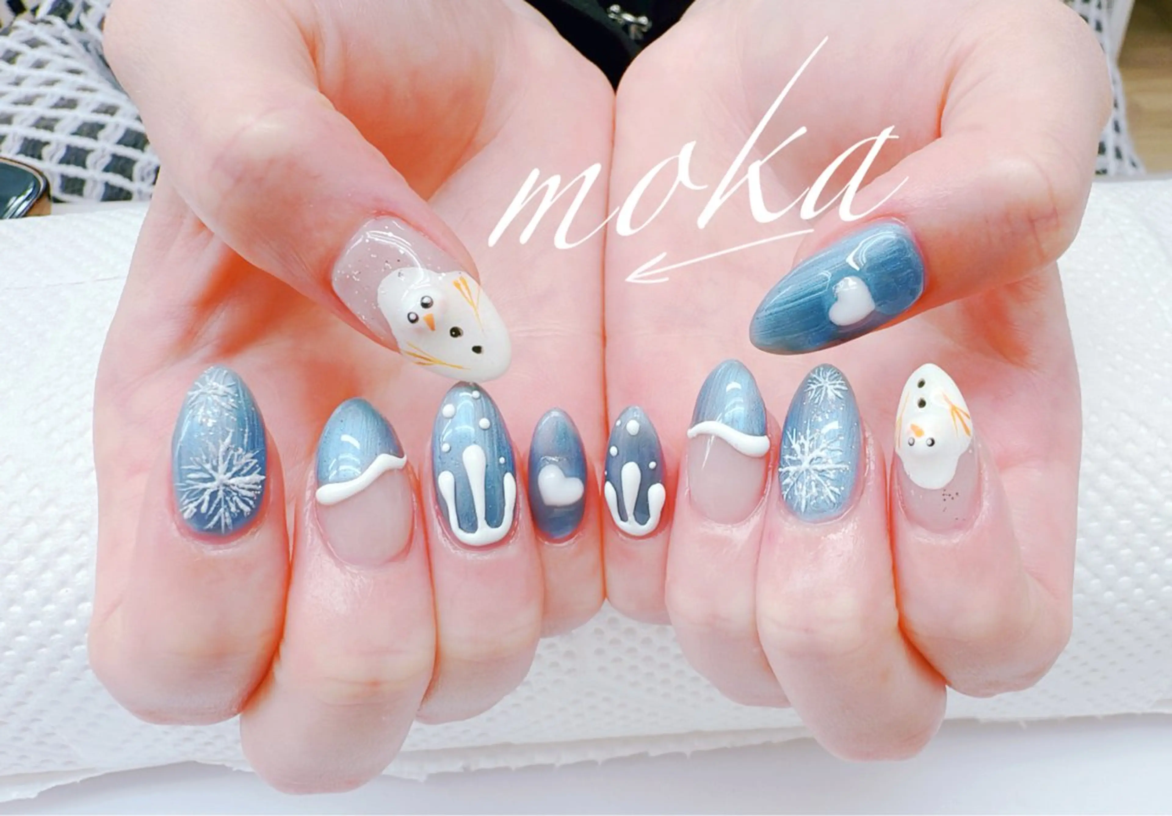 ネイル ハンドネイル ハンドケア 胡蝶蘭レディースサロ ンNailMOKAのネイルデザイン