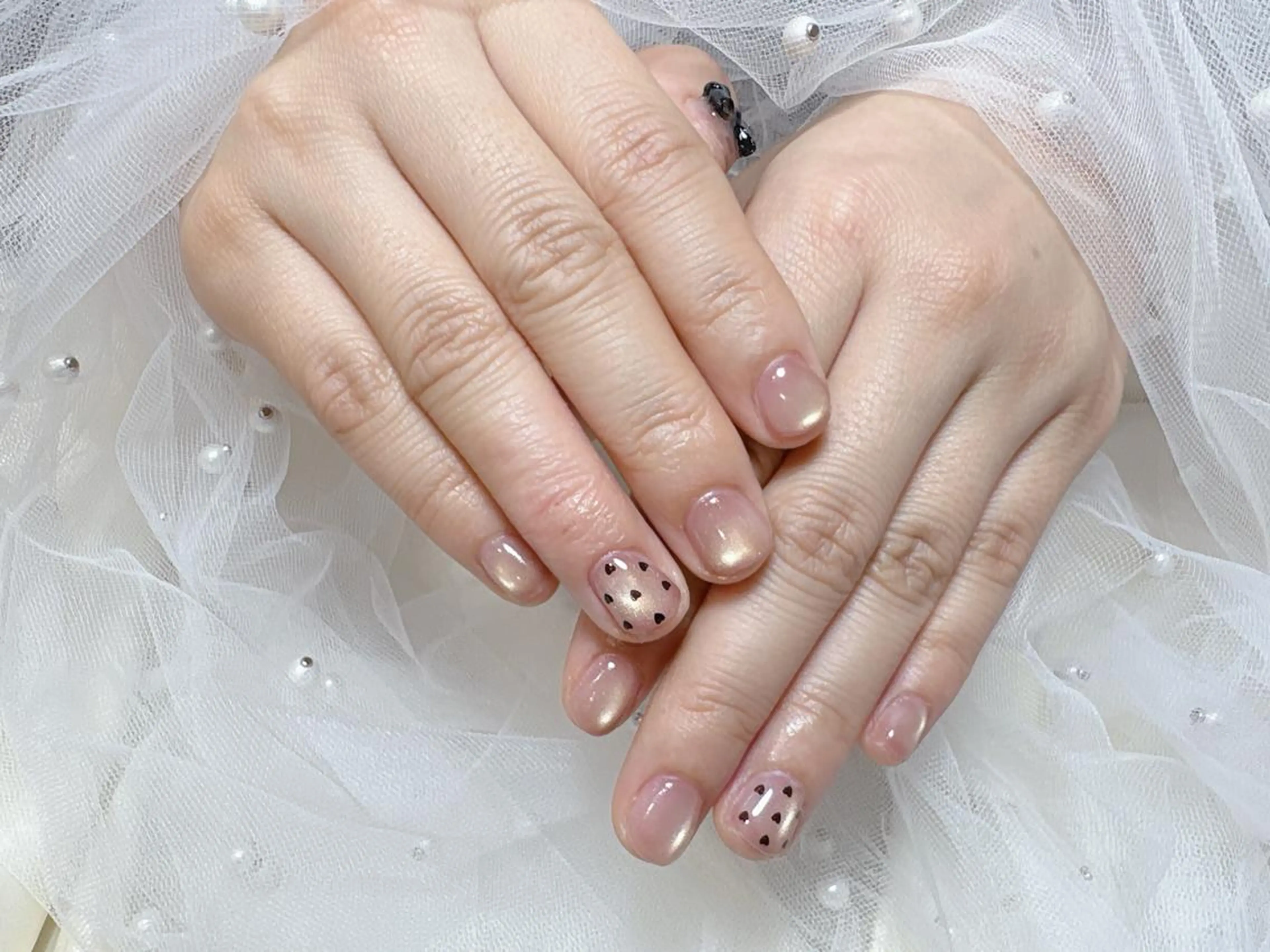 ネイル マグネットネイル ハンドネイル ハンドケア 🎀長さだし船橋🎀 ネイルサロンのネイルデザイン