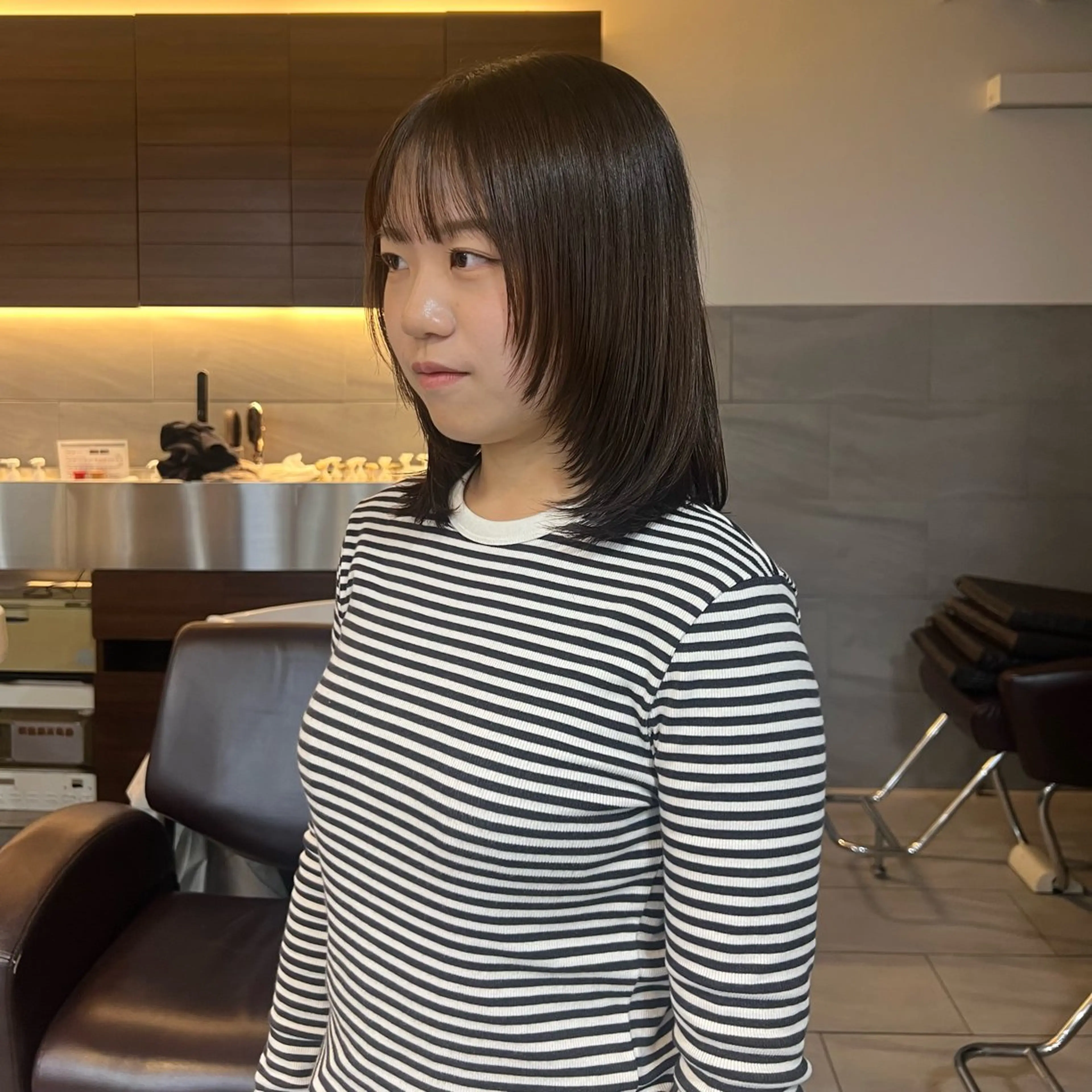 ミディアム モデル募集◆堀江 海里◆桂駅1分のヘアスタイル