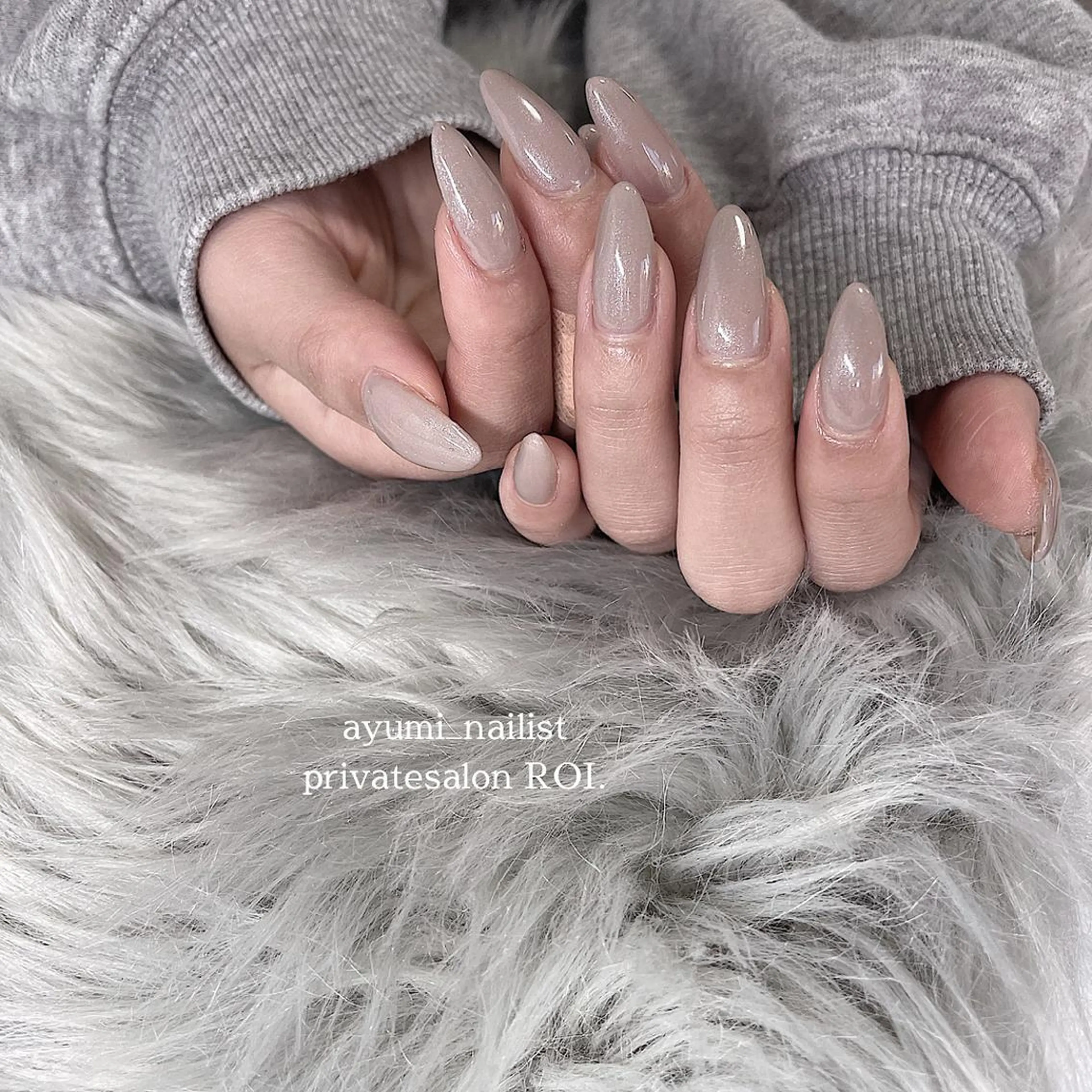ネイル ワンカラーネイル ハンドネイル ROI. Ayumi.のネイルデザイン