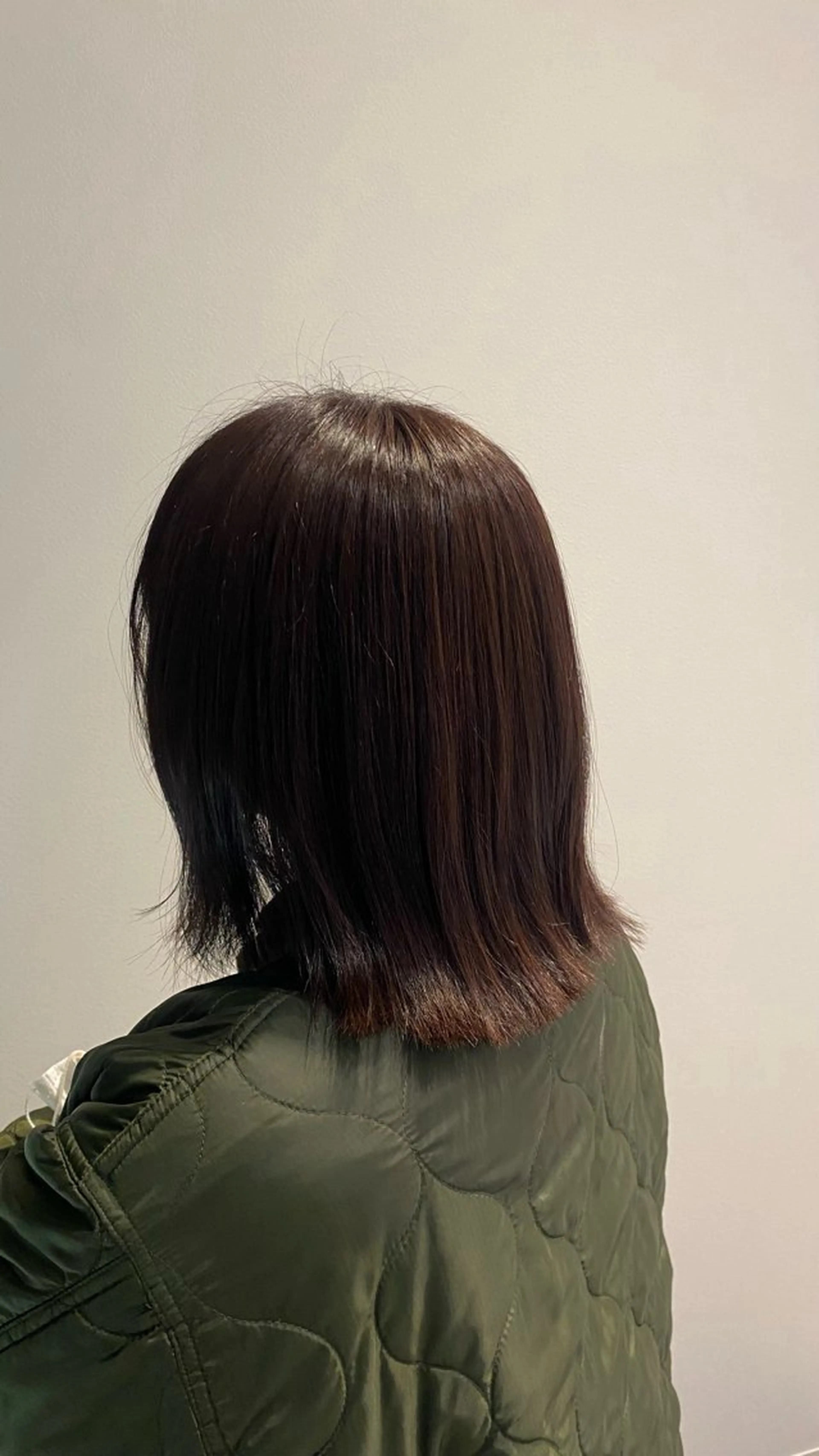 ミディアム ヘアカラー 中江 唱のヘアスタイル