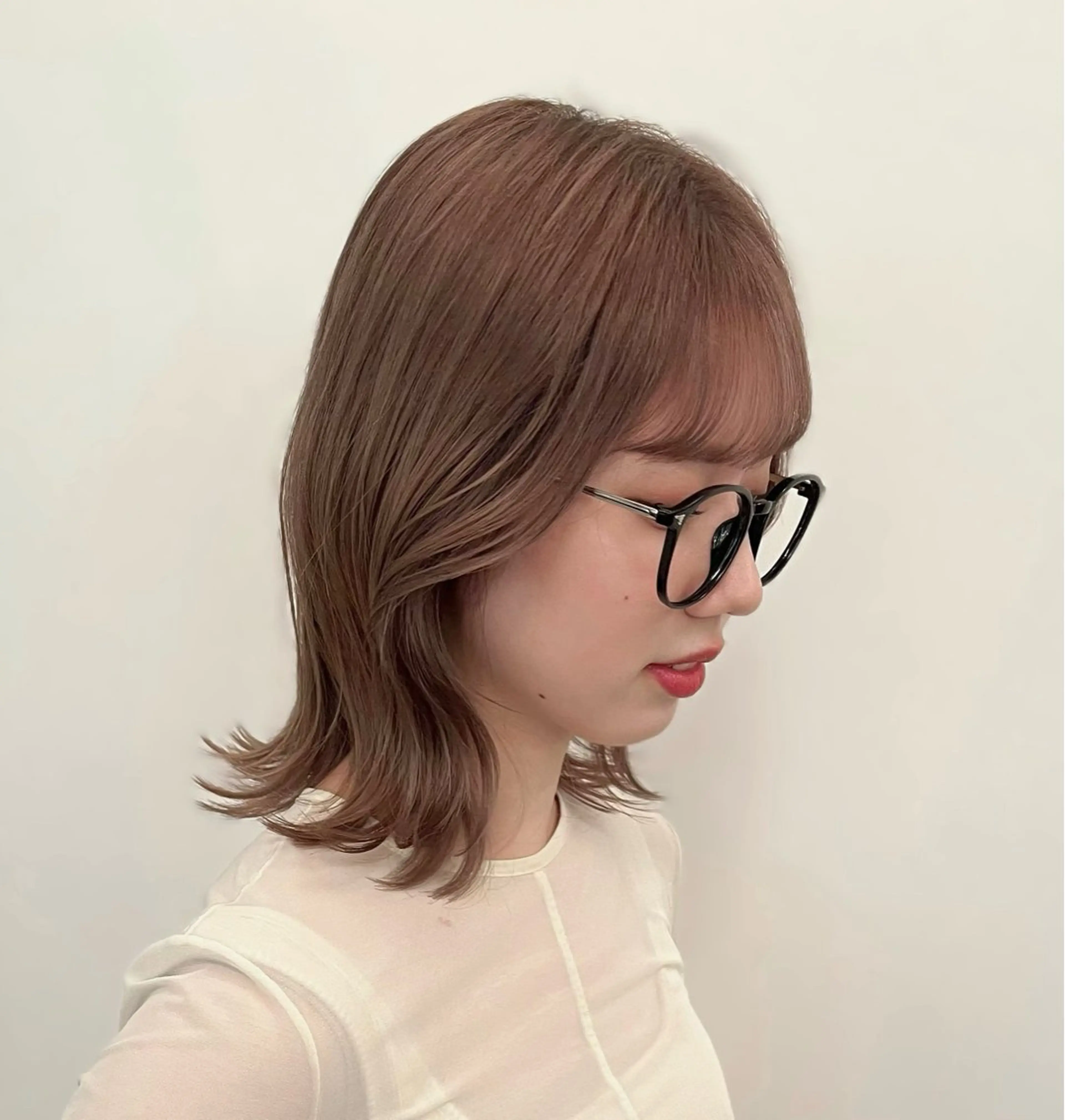 ミディアム ブリーチなし/透明感 /ショート/大世のヘアスタイル