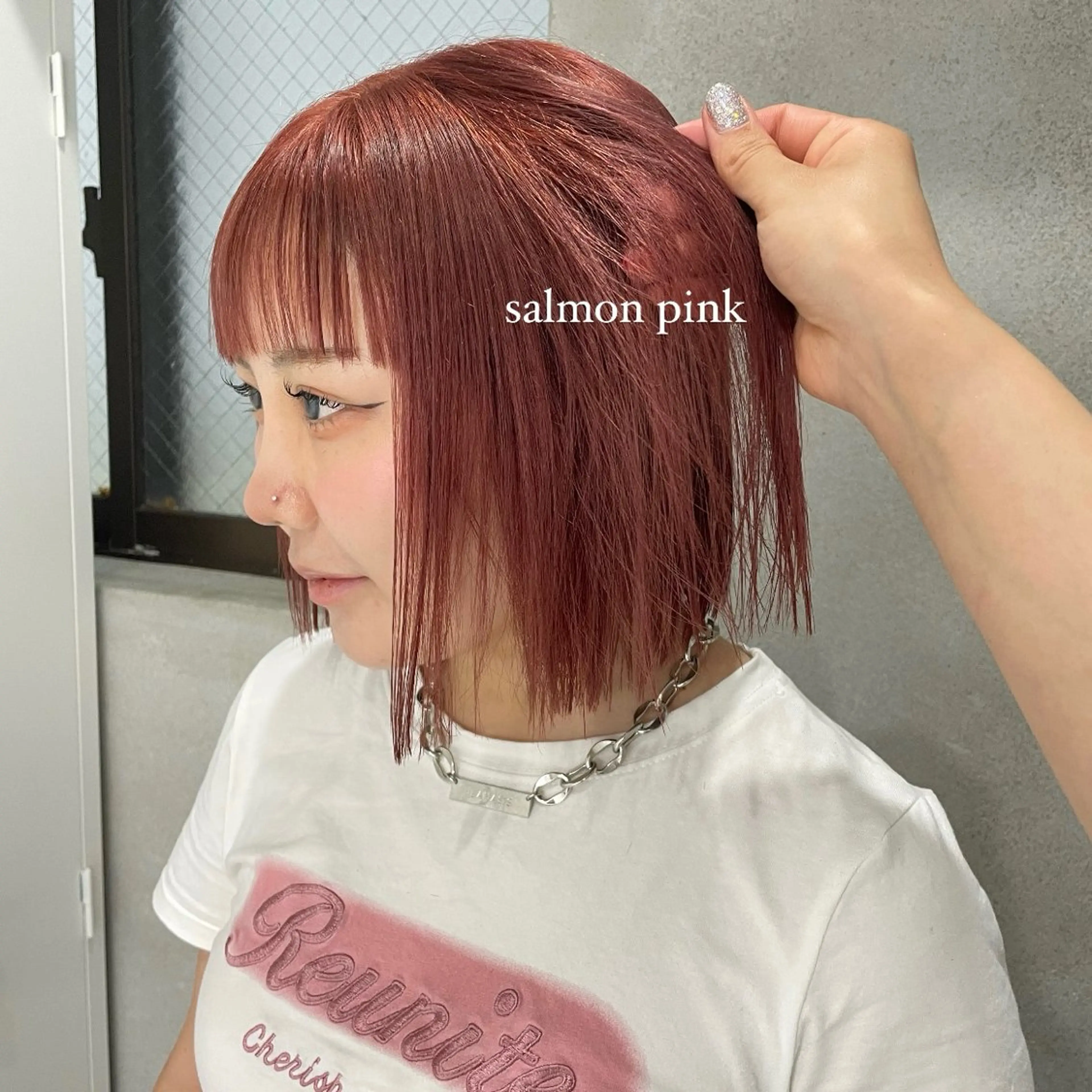 ショート カラー ヘアカラー ハイトーン/ボブ /HBL/AYUNAのヘアスタイル