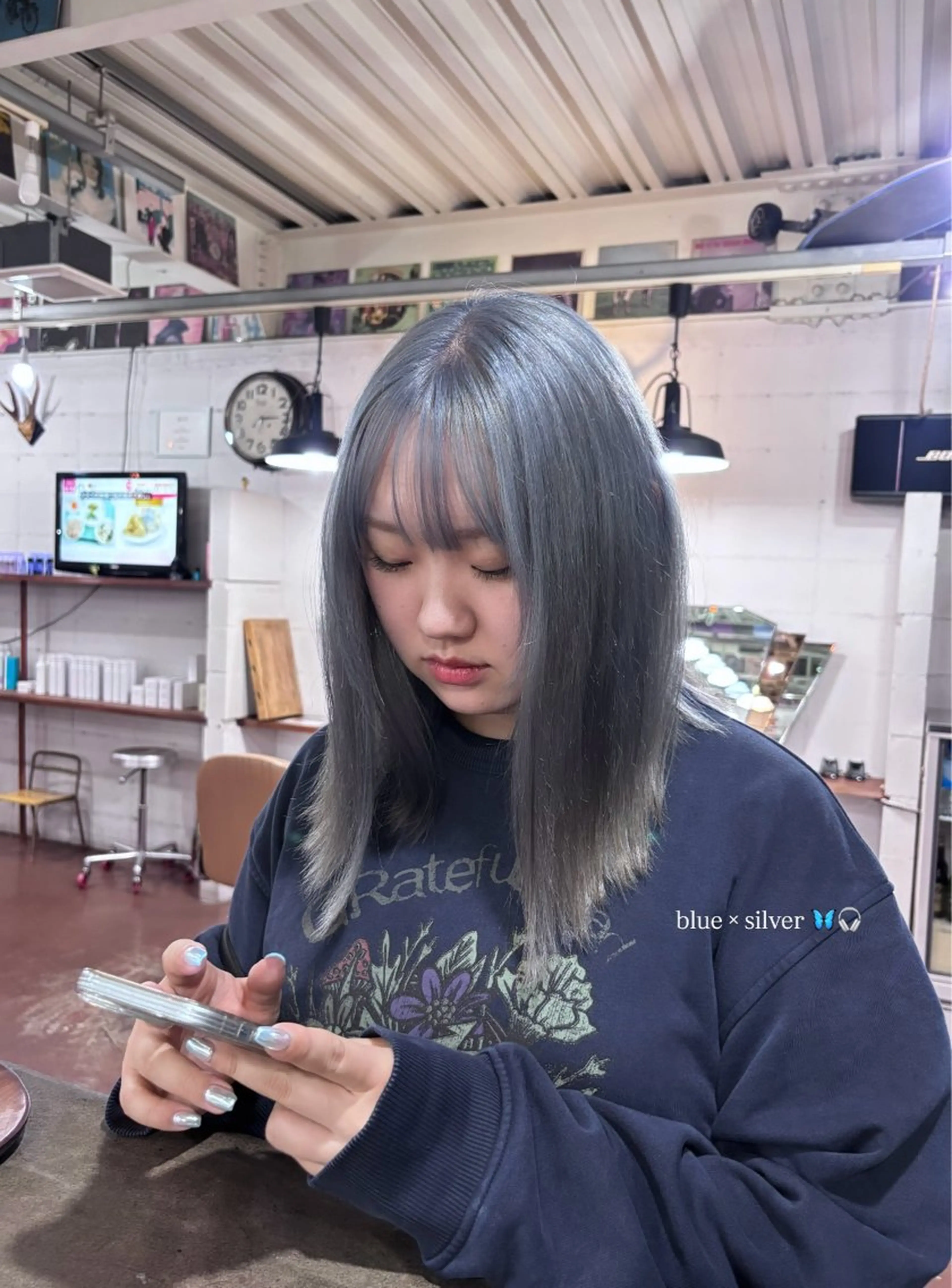 セミロング カラー ヘアカラー なぎ🌿.∘[ボブ, ニュアンスカラー]のヘアスタイル