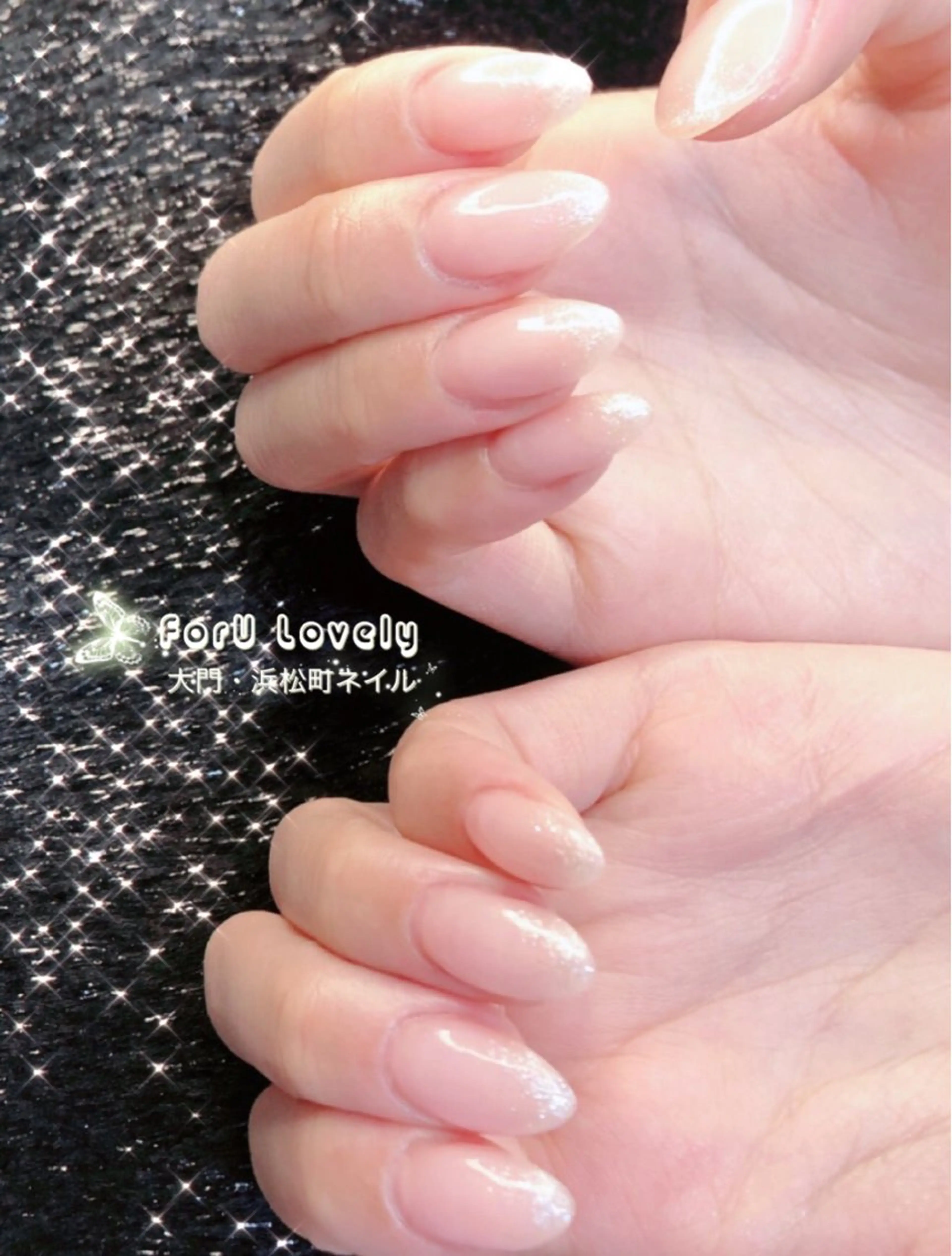 ネイル 桜ネイル フットネイル フレンチネイル ジェルネイル グラデーション ハンドネイル ハンドケア 大門浜松町 ネイルのネイルデザイン
