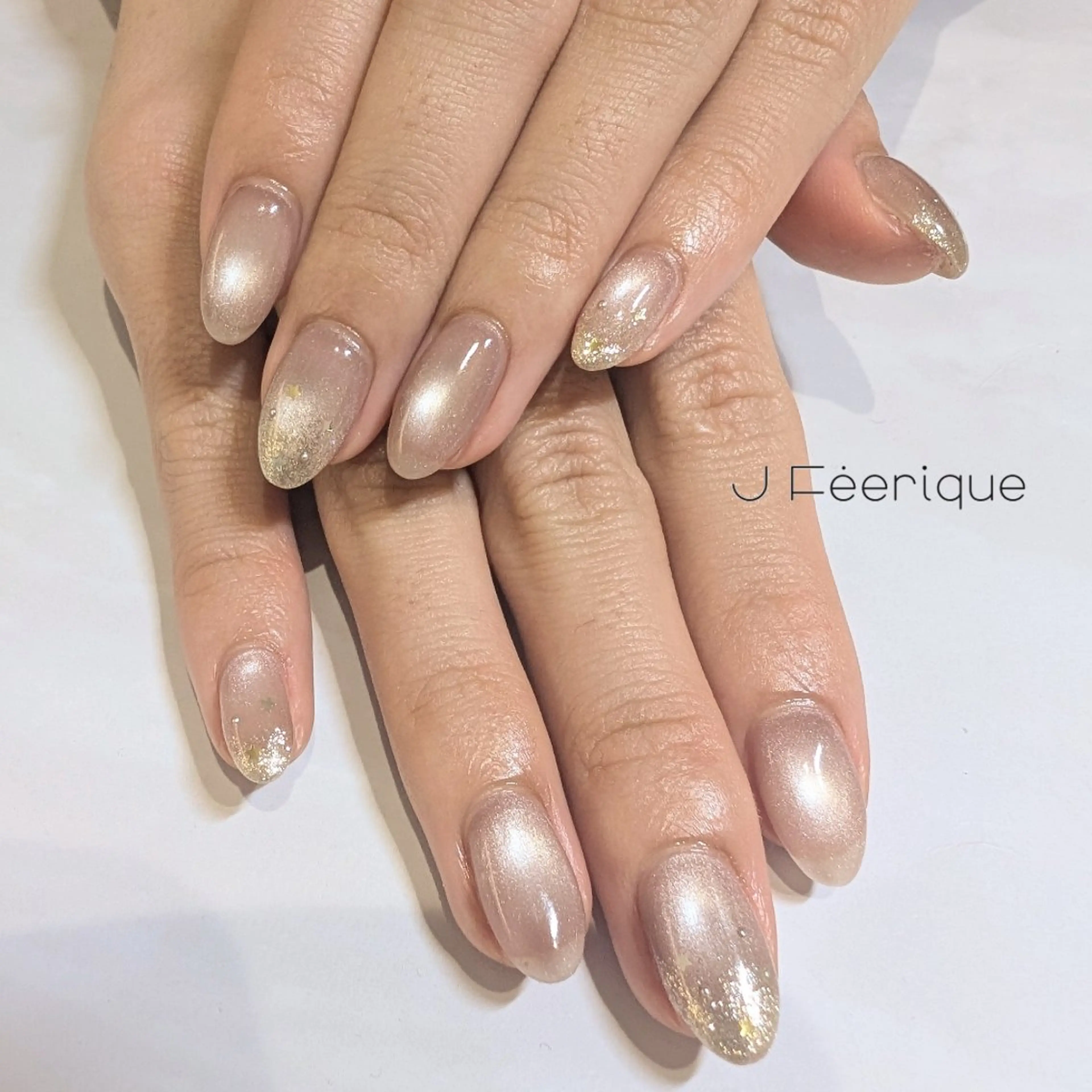 ネイル マグネットネイル ハンドネイル ハンドケア Eri　歴8年　/ 南森町ネイル💅のネイルデザイン