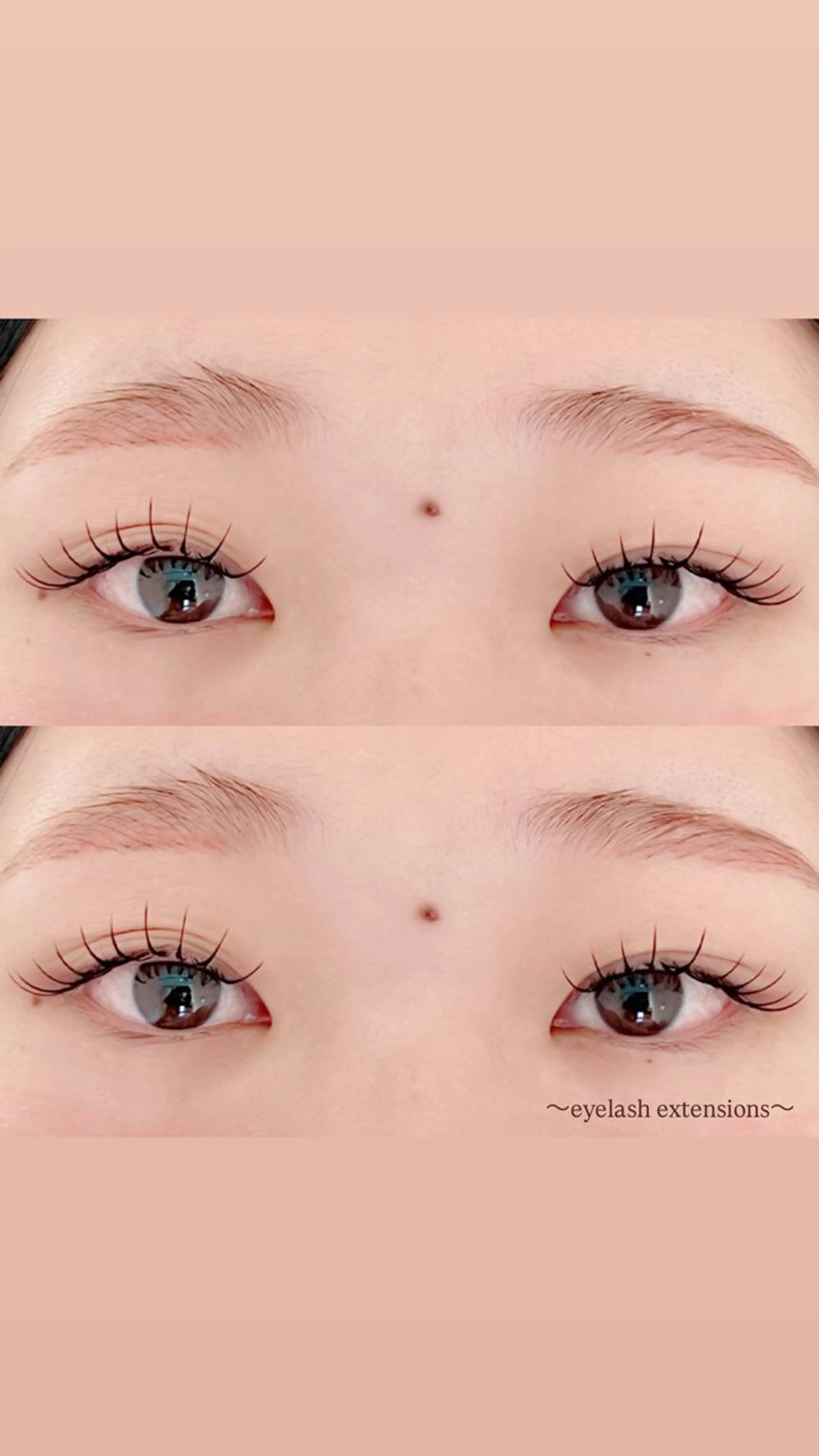 マツエク・マツパ 目尻長め マツエク 田村 莉子のマツエク・マツパデザイン