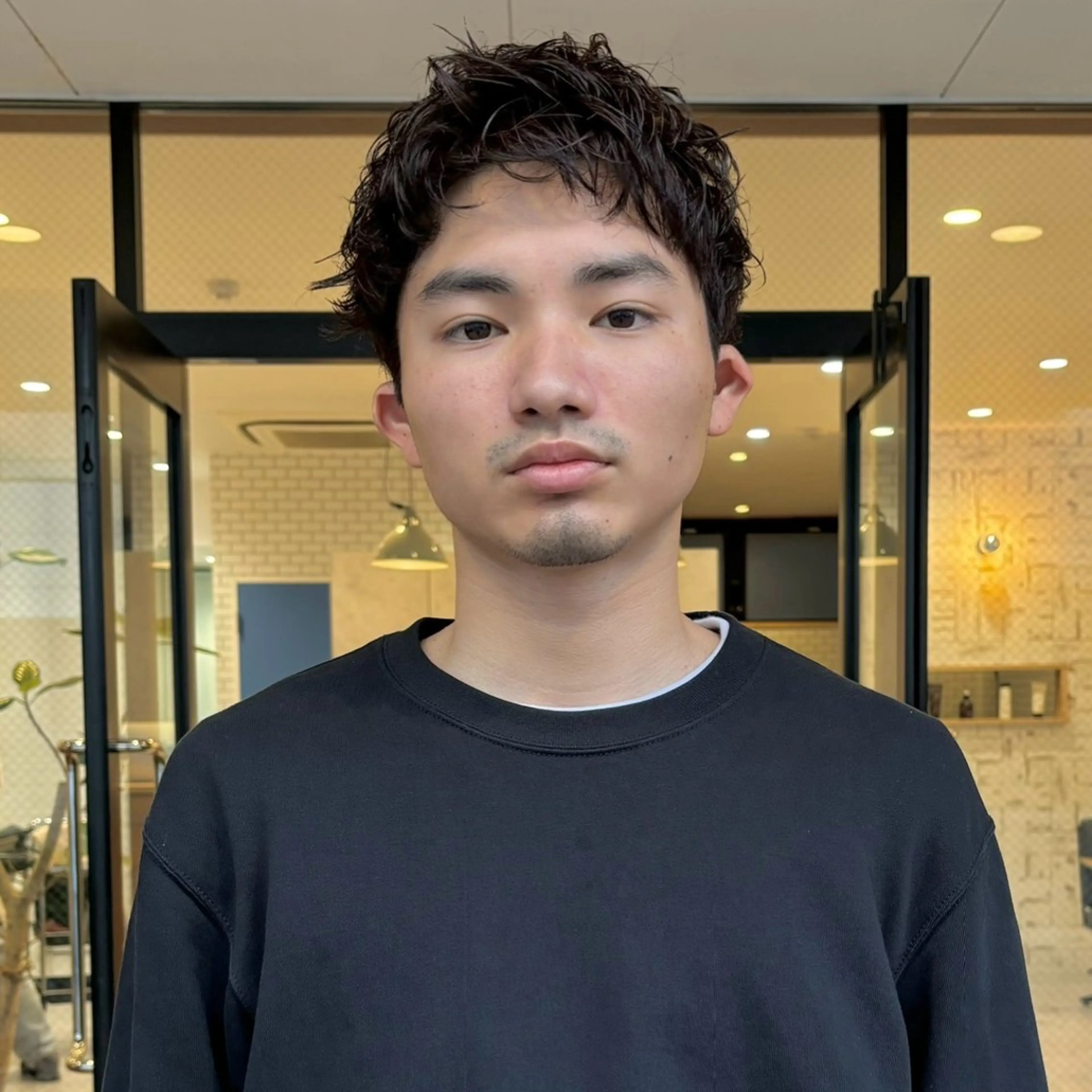 パーマ メンズ メンズパーマ メンズショート カット パーマ 【メンズ専門 】村斎　伶次のヘアスタイル