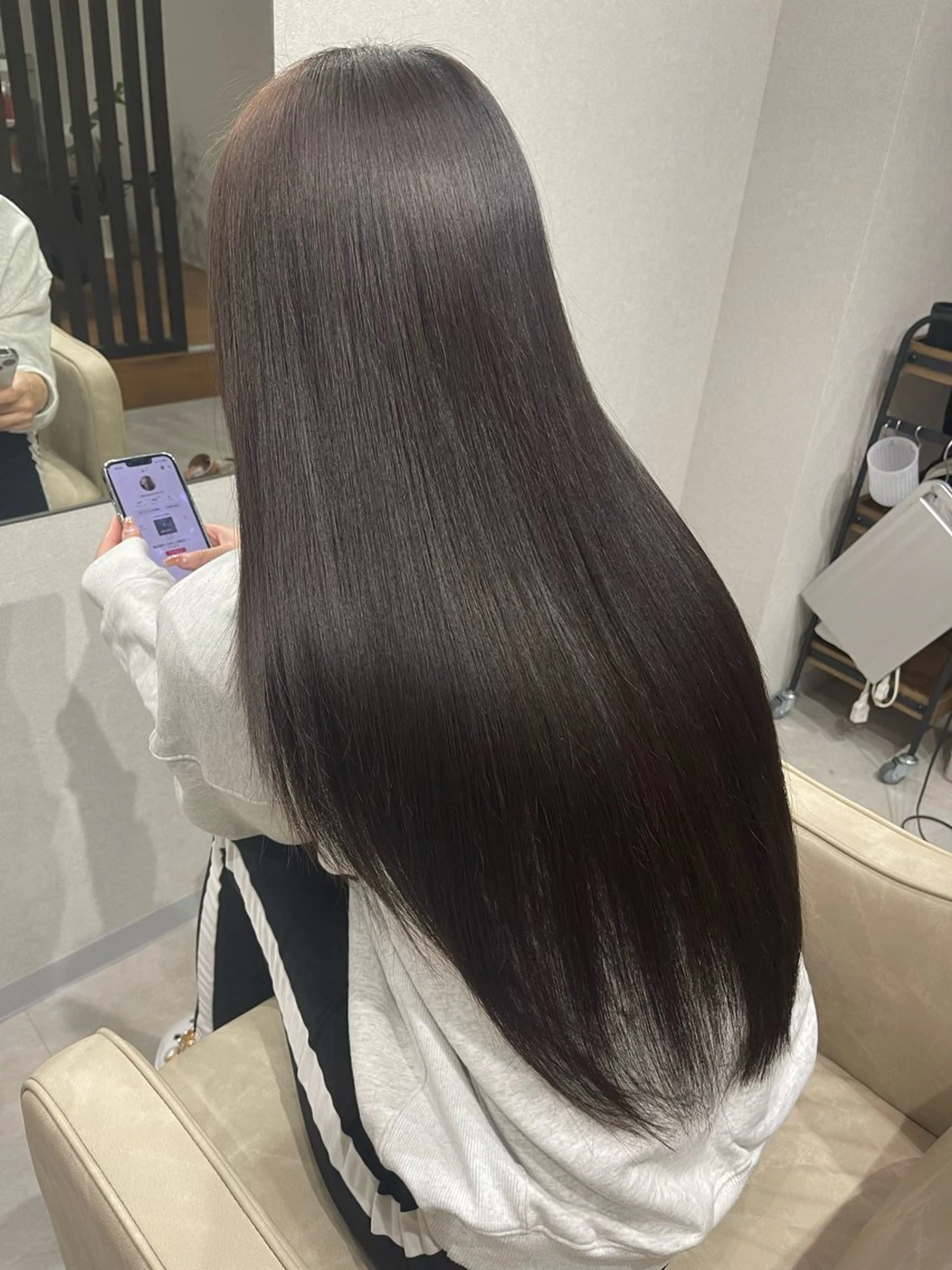 ロング 髪質改善 トリートメント Realme京都四条烏丸ドゥエ所属・馬込 祝生のヘアスタイル