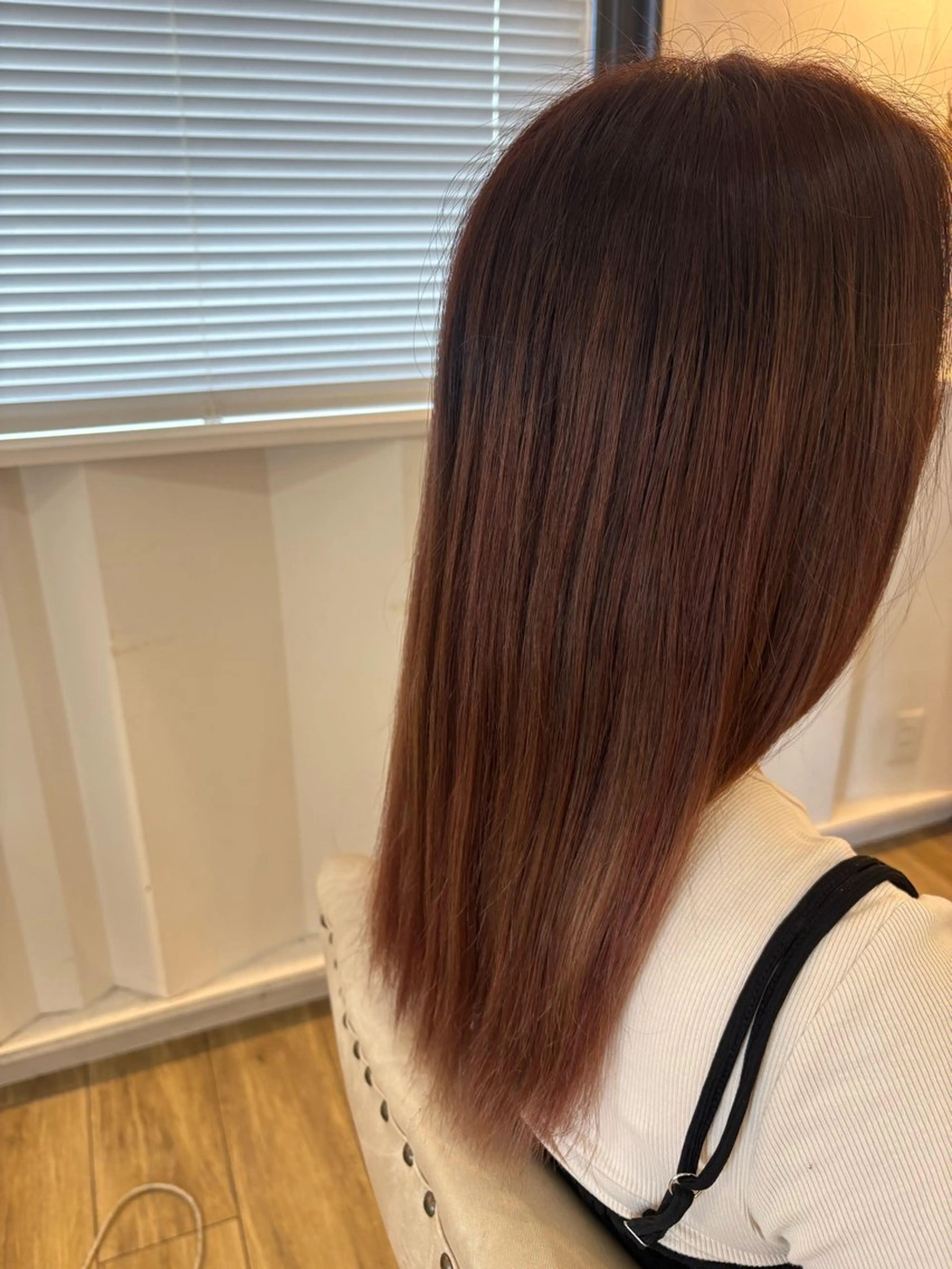 ロング カラー ヘアカラー 加藤 幸香のヘアスタイル