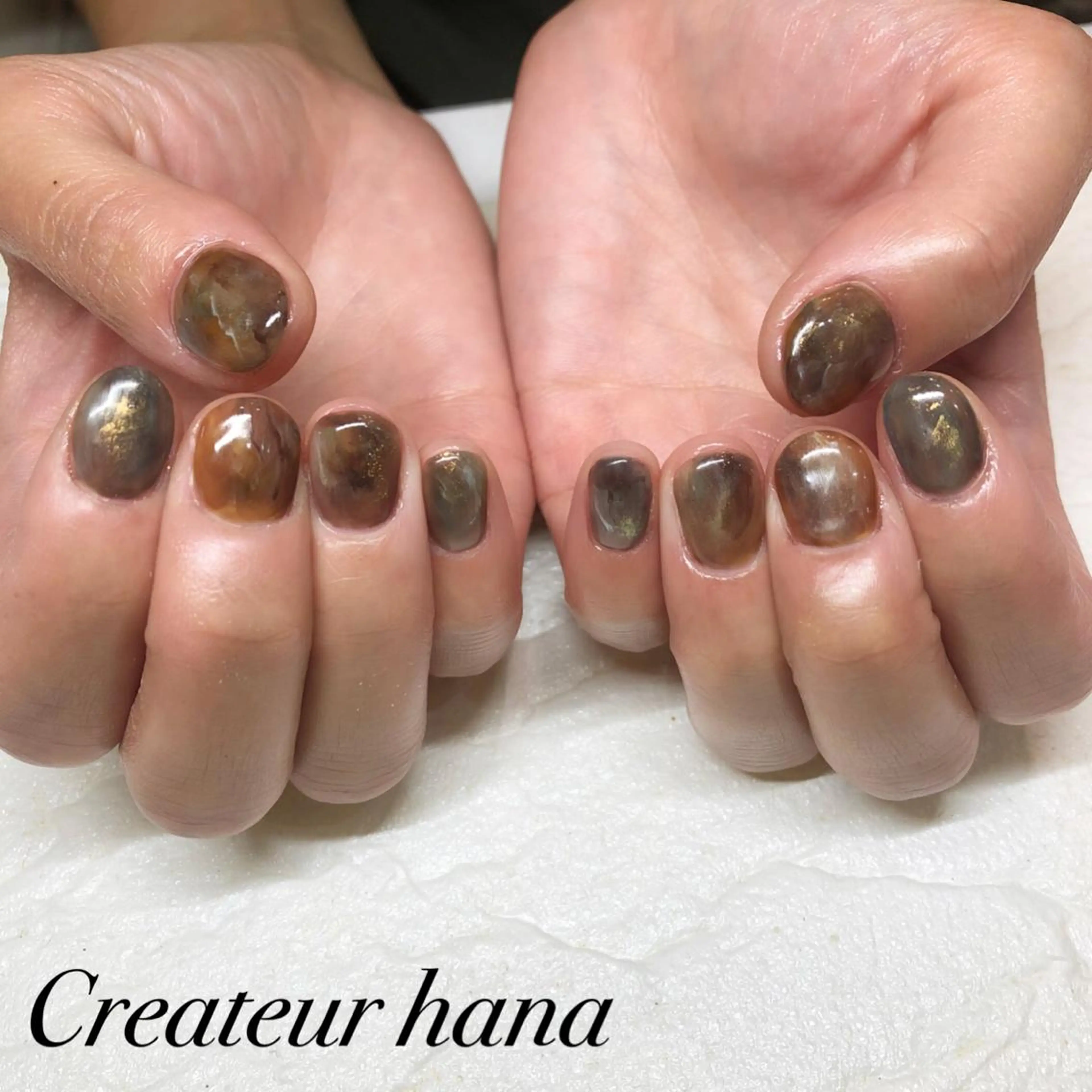 ネイル クレアトゥール華 都賀店所属・三橋 結菜のネイルデザイン