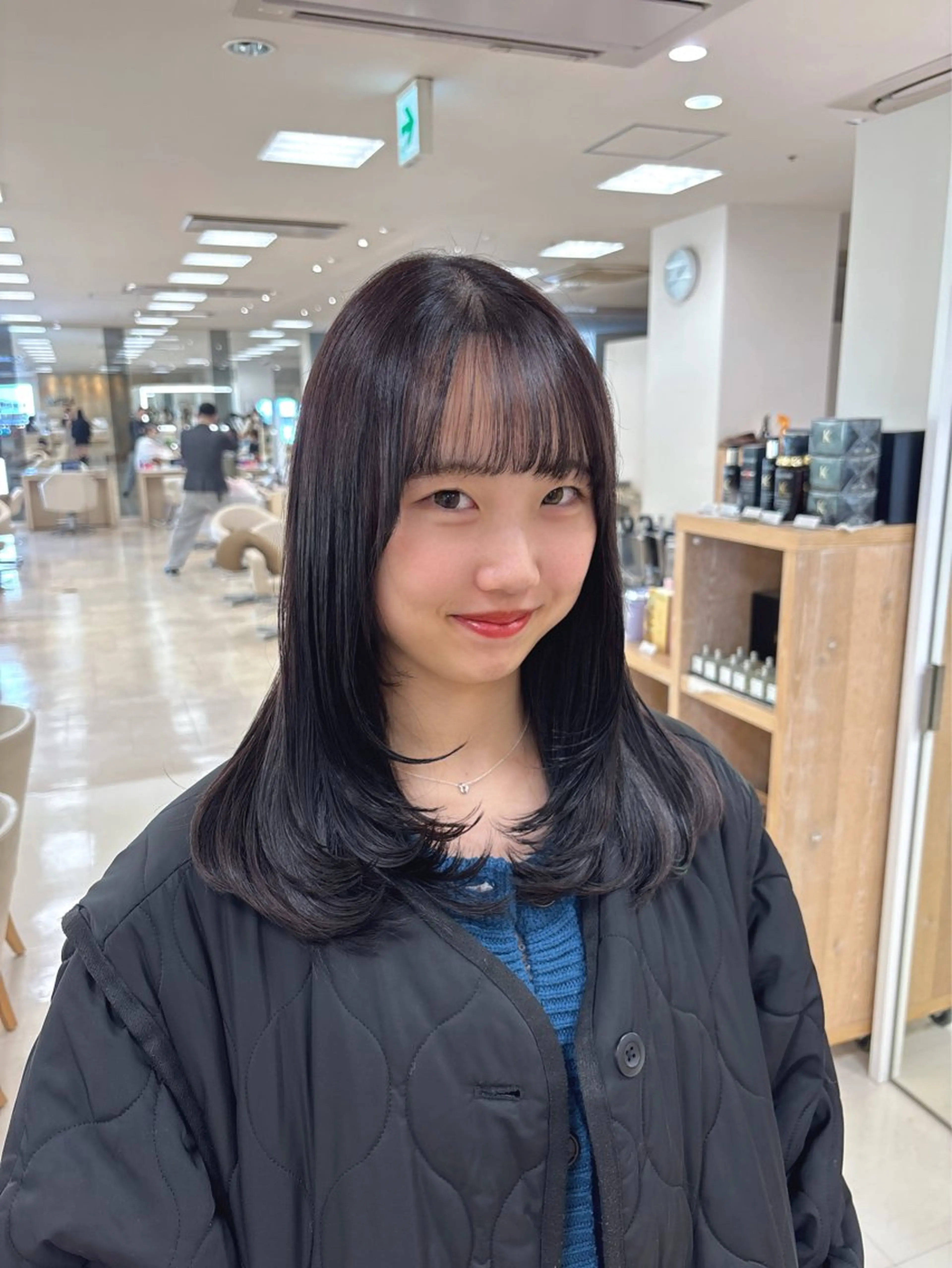 ミディアム 🎀暖色カラー/透明 感カラー/ひな🎀のヘアスタイル