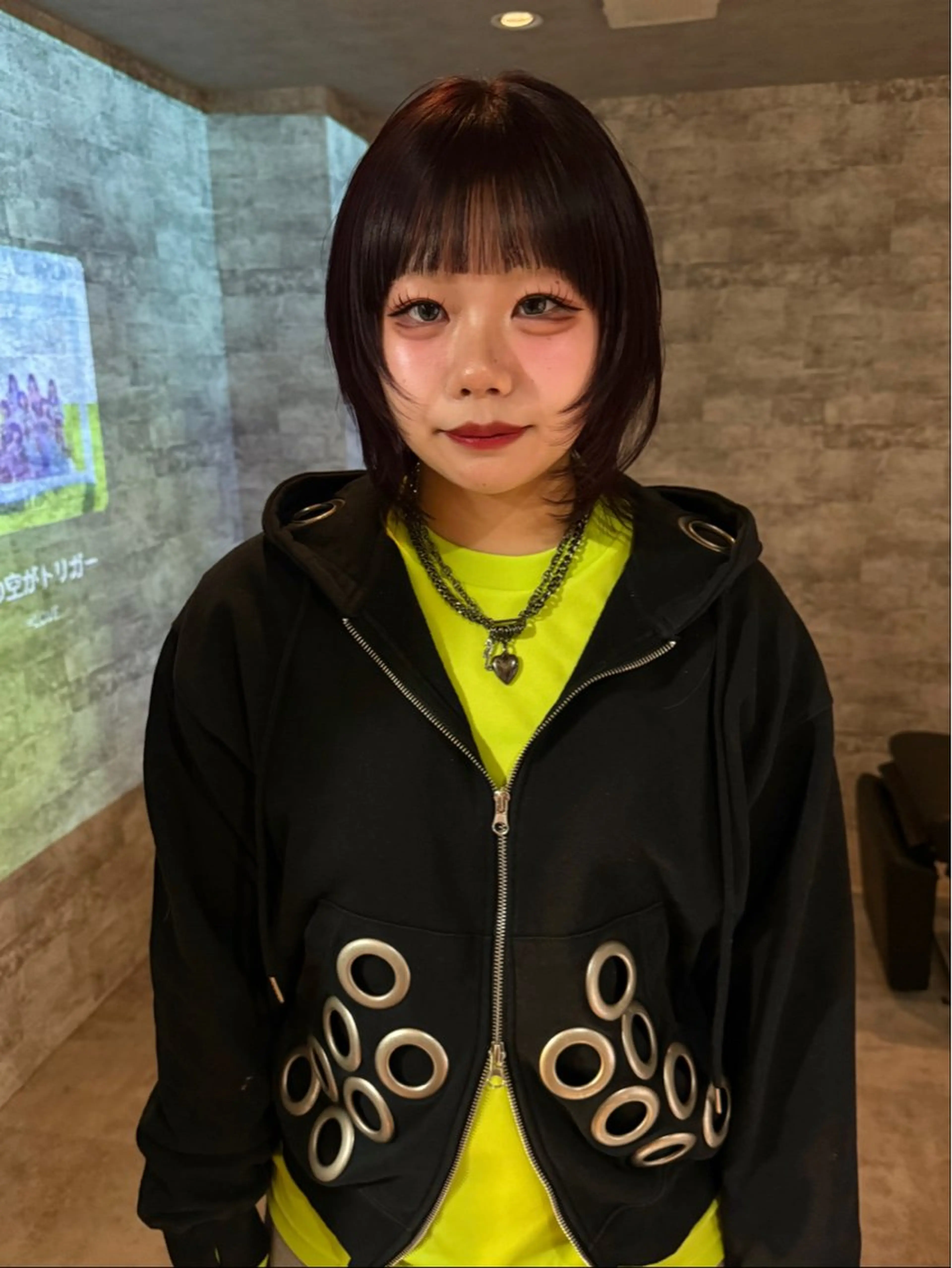 ミディアム カラー カット ヘアカラー トリートメント mai / linoah˚✧のヘアスタイル