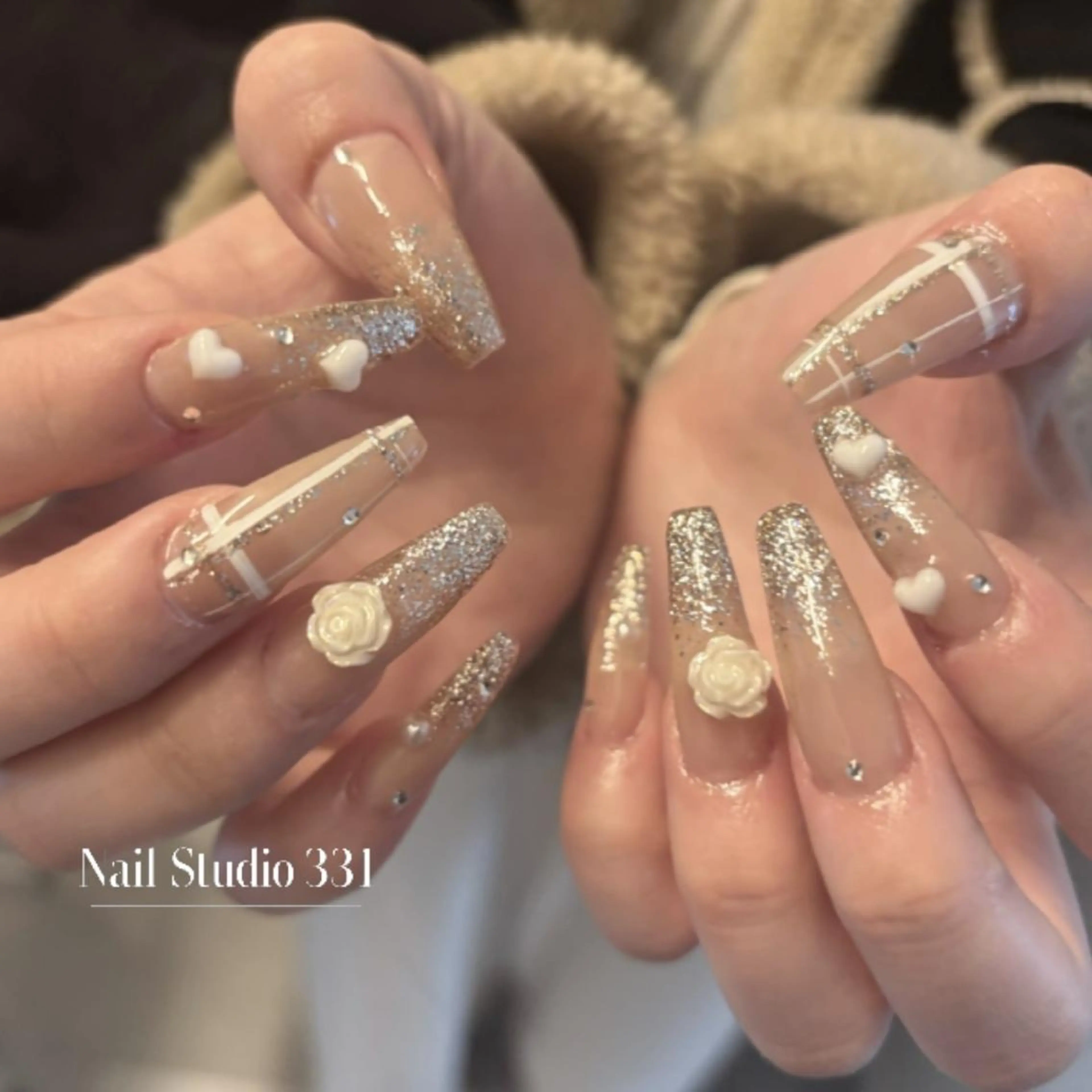 ロング Nail Studio 331のネイルデザイン