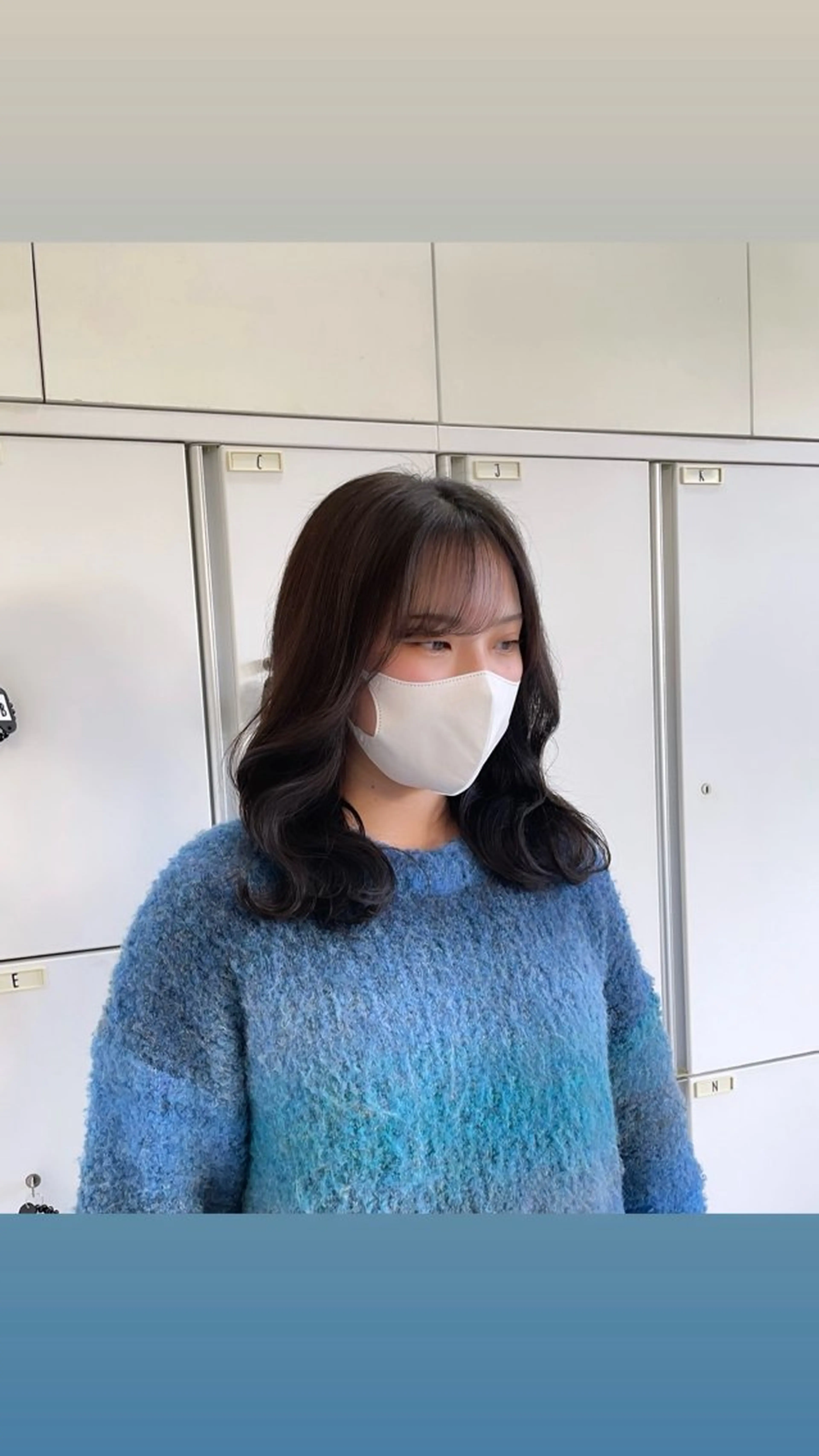 セミロング カラー 透明感カラー nanaka :のヘアスタイル