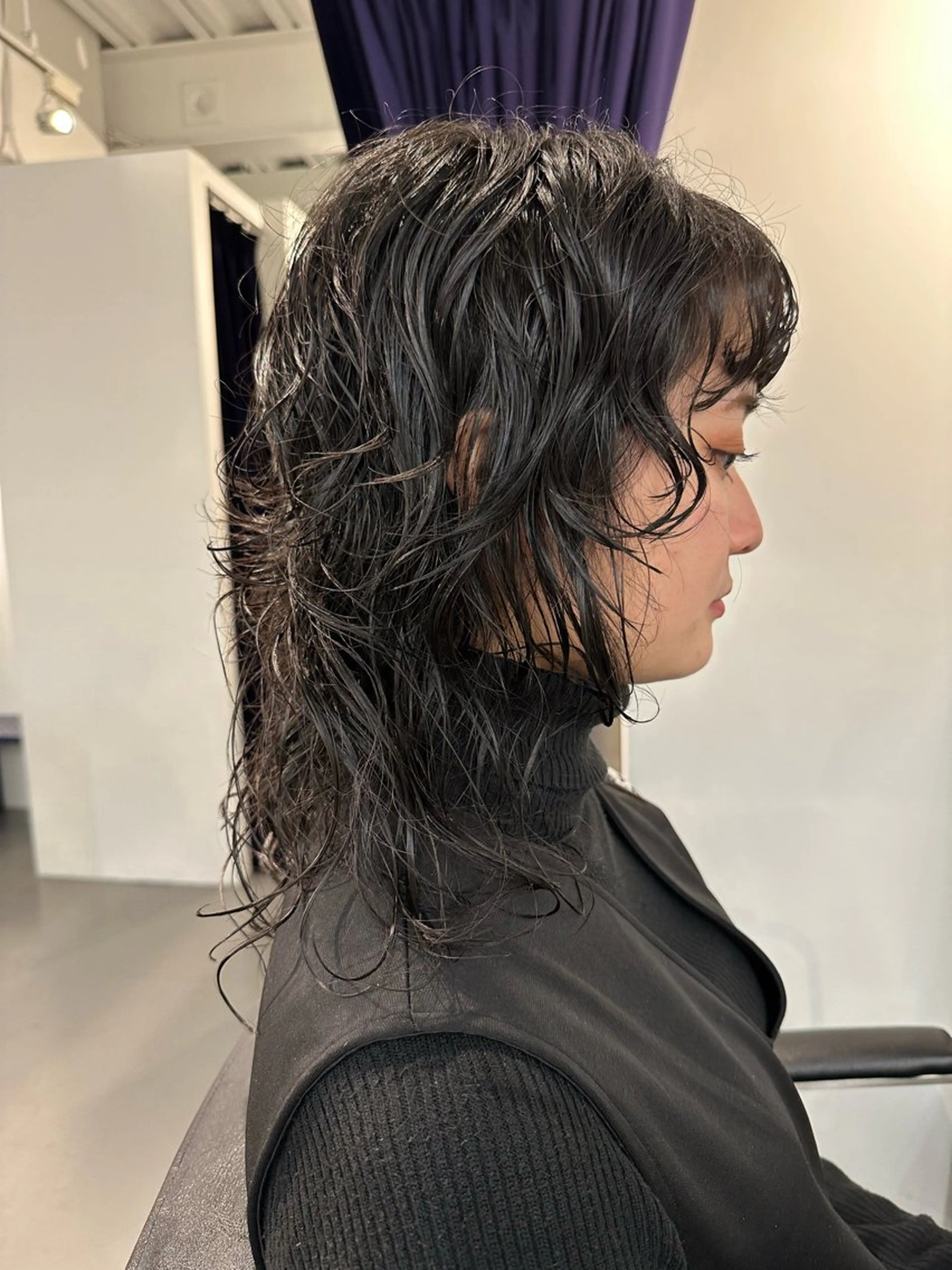 ミディアム パーマ カット パーマ お悩み解決パーマ hana🩰のヘアスタイル