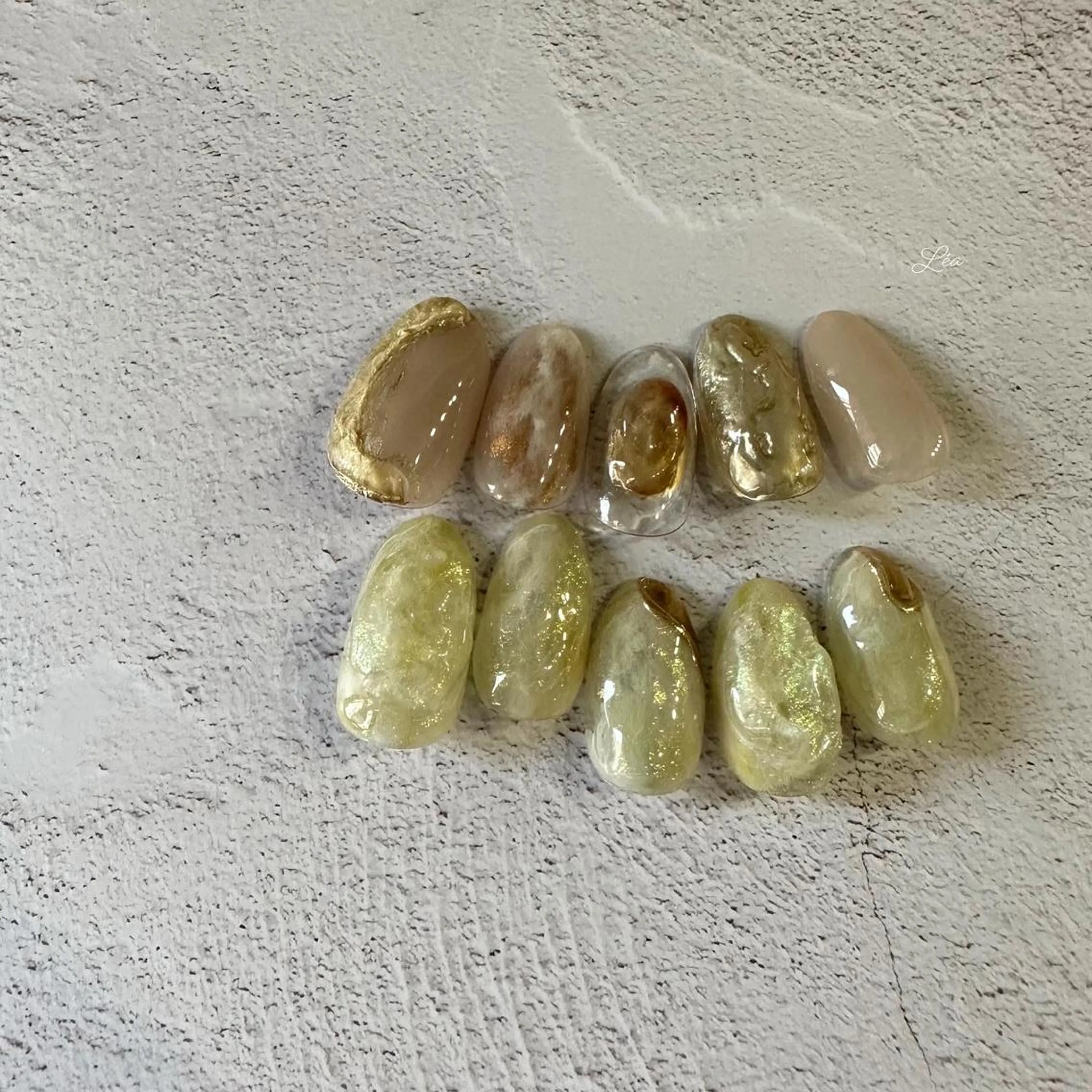 ネイル ジェルネイル パラジェル Léa nailのネイルデザイン