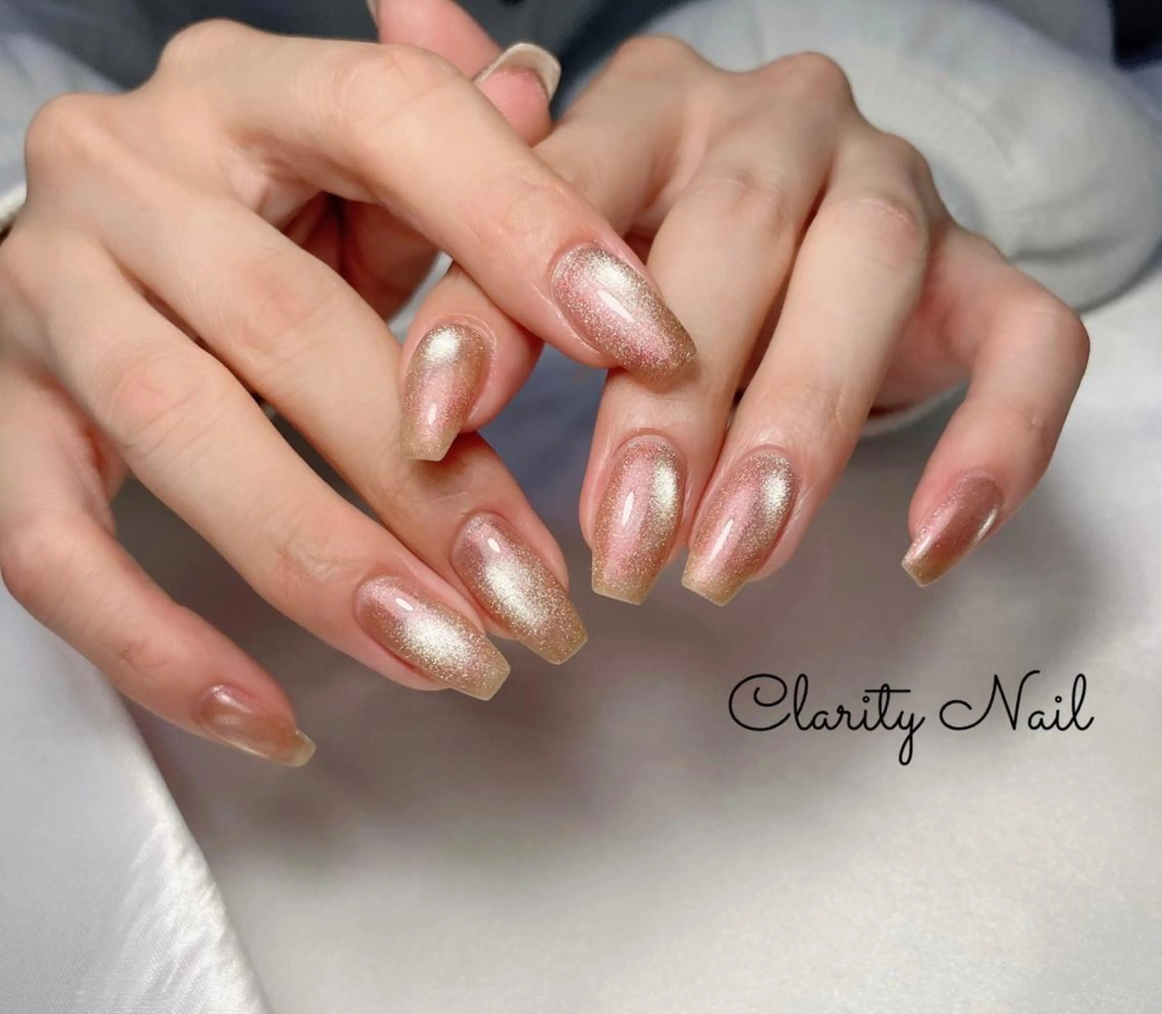 ネイル マグネットネイル ワンカラーネイル ハンドネイル Clarity Nailのネイルデザイン