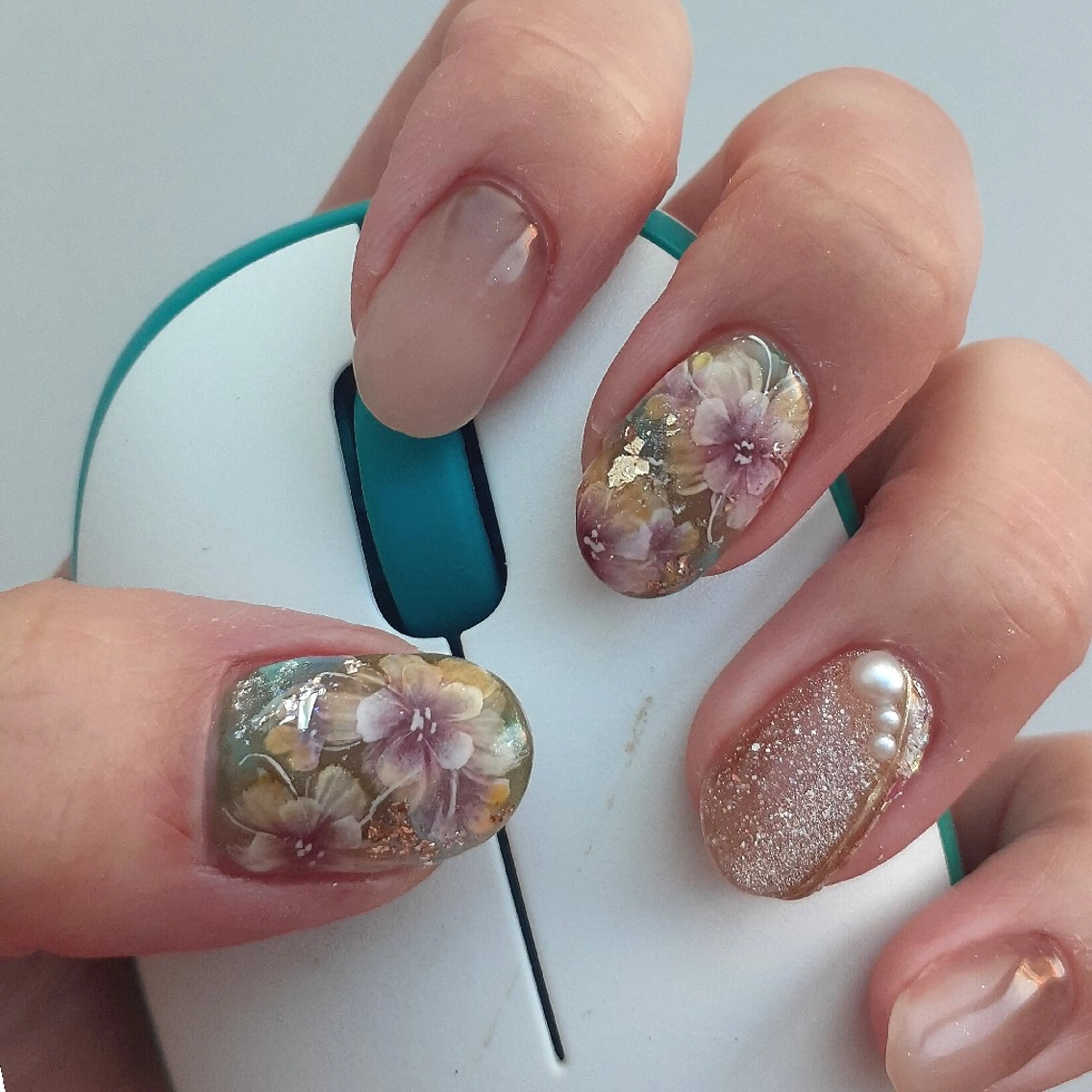 ネイル フラワーネイル 池元 真由美のネイルデザイン