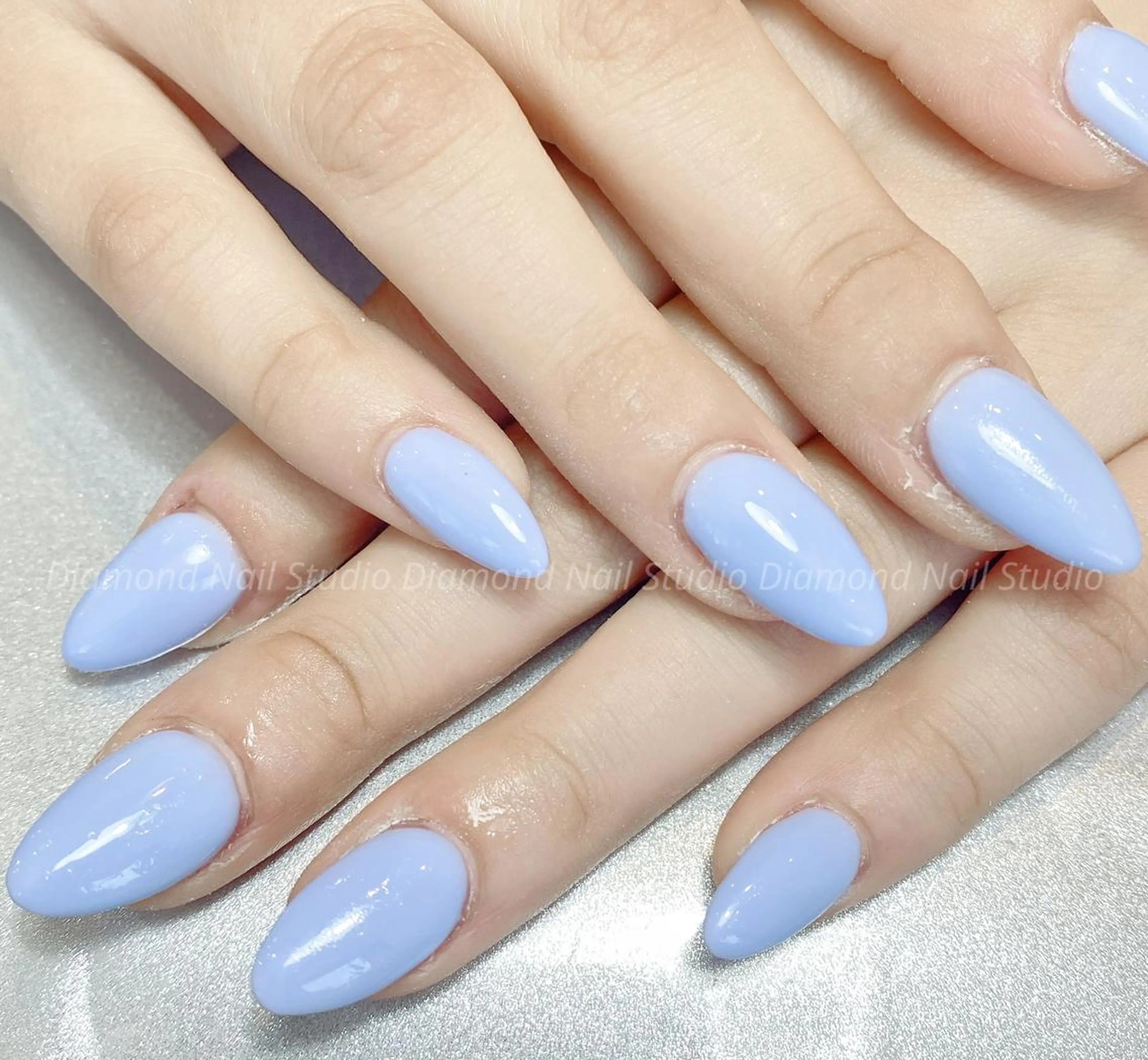 ロング 韓国風ヘア diamond ♥のネイルデザイン