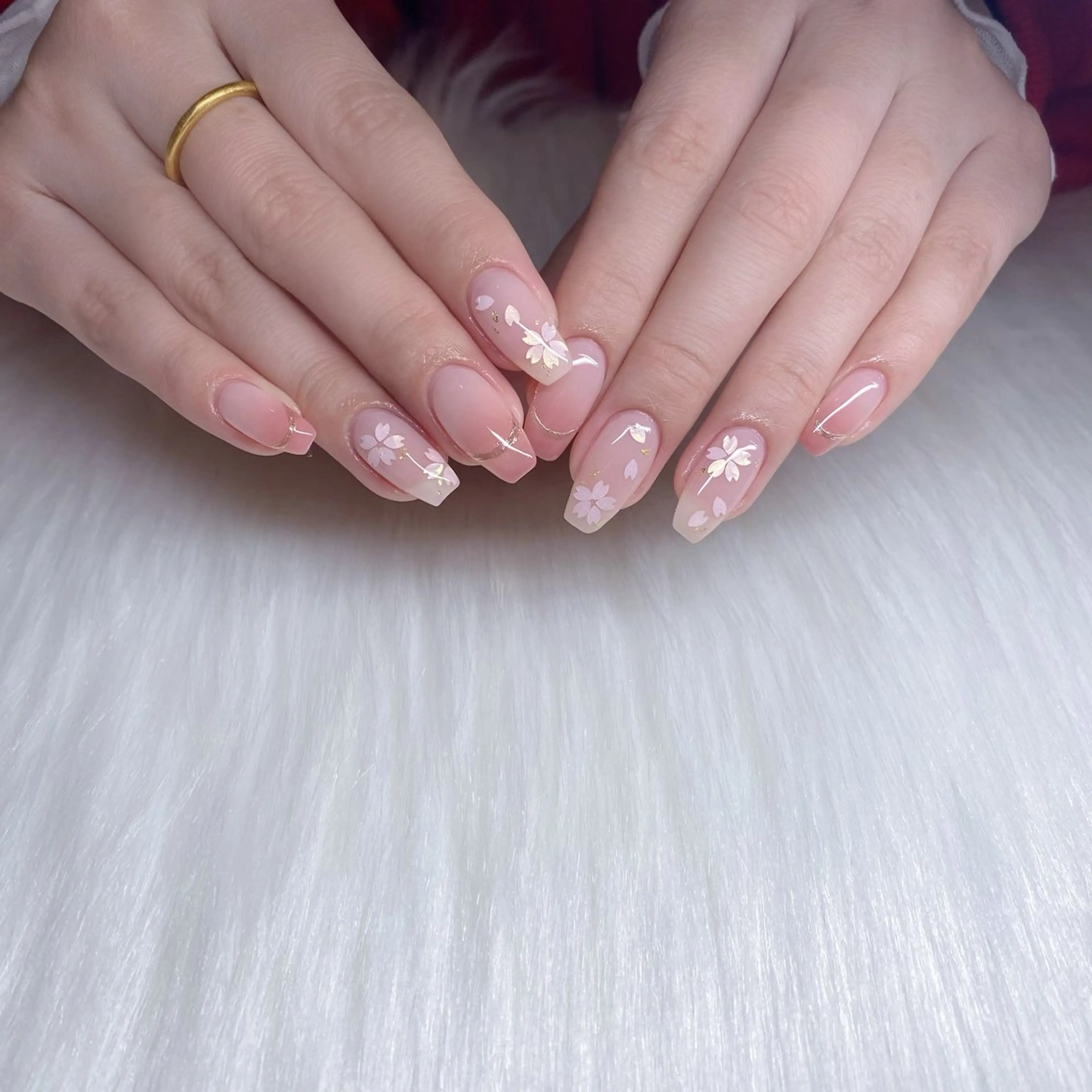 ネイル 桜ネイル ハンドネイル Nail Lifeのネイルデザイン