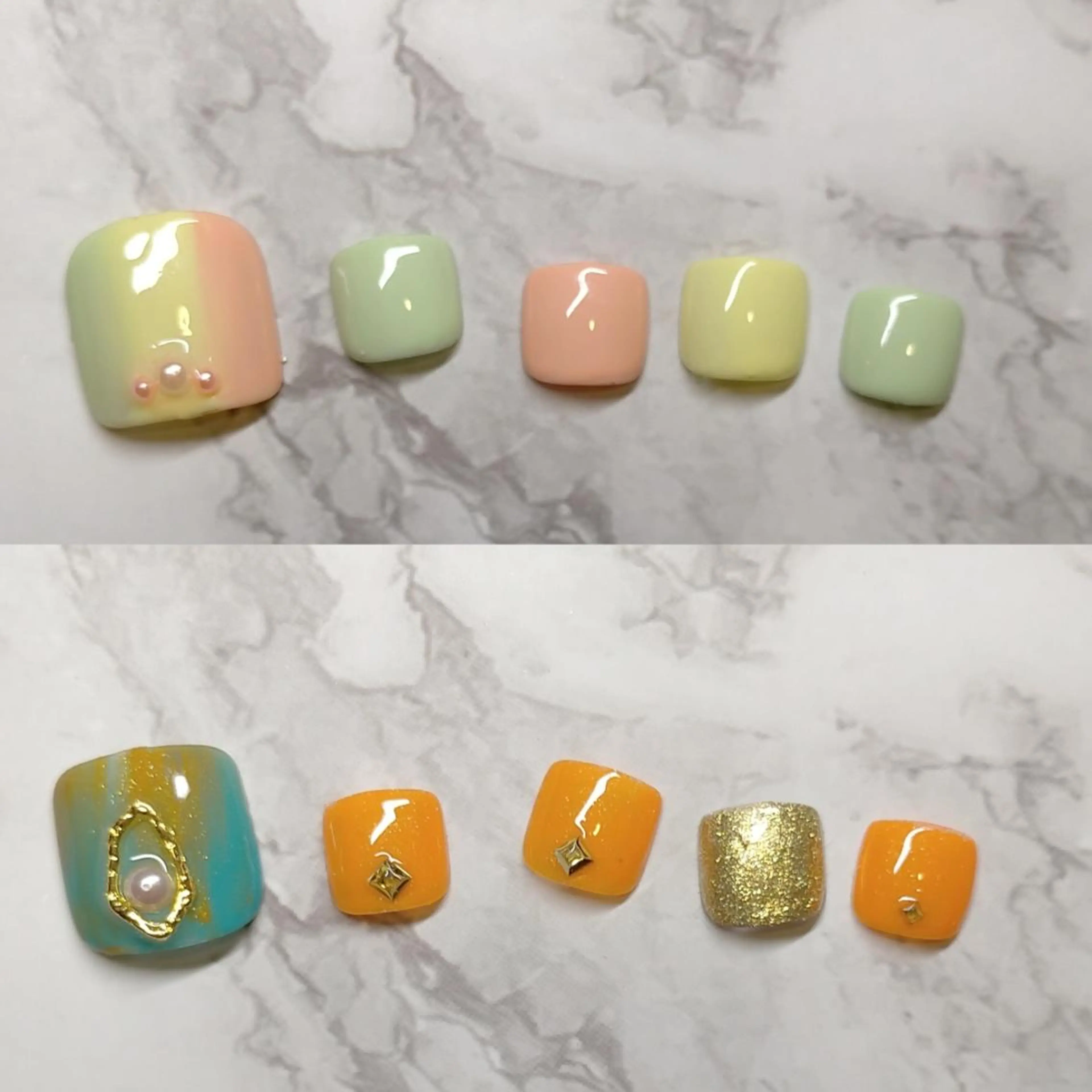 ネイル フットネイル 吉澤 友恵のネイルデザイン