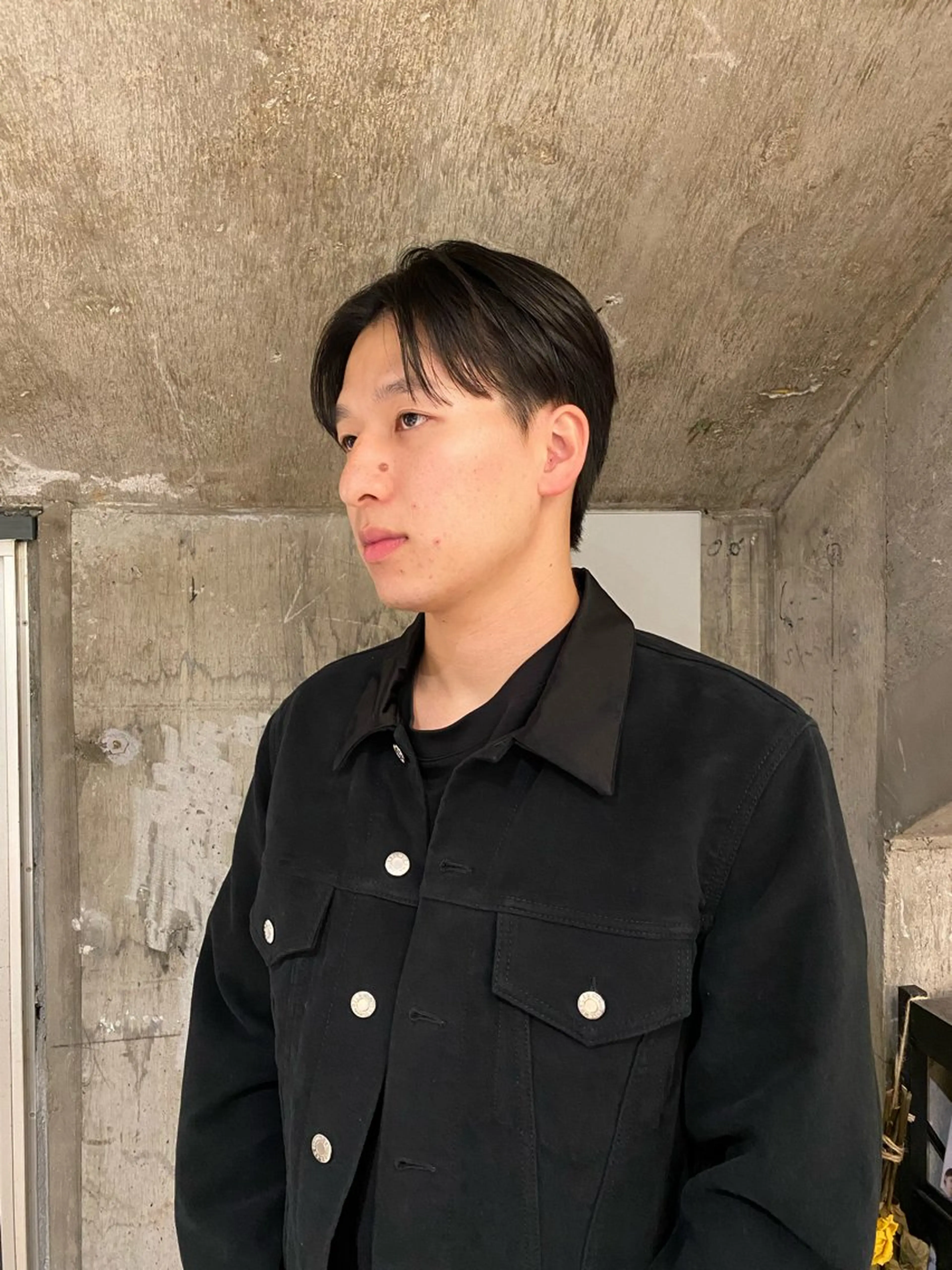 ショート メンズ センターパート ツーブロック TONUKOA RUA下北沢店【トヌコア ルア】所属・丸山璃子 /パーマ/レイヤーのヘアスタイル