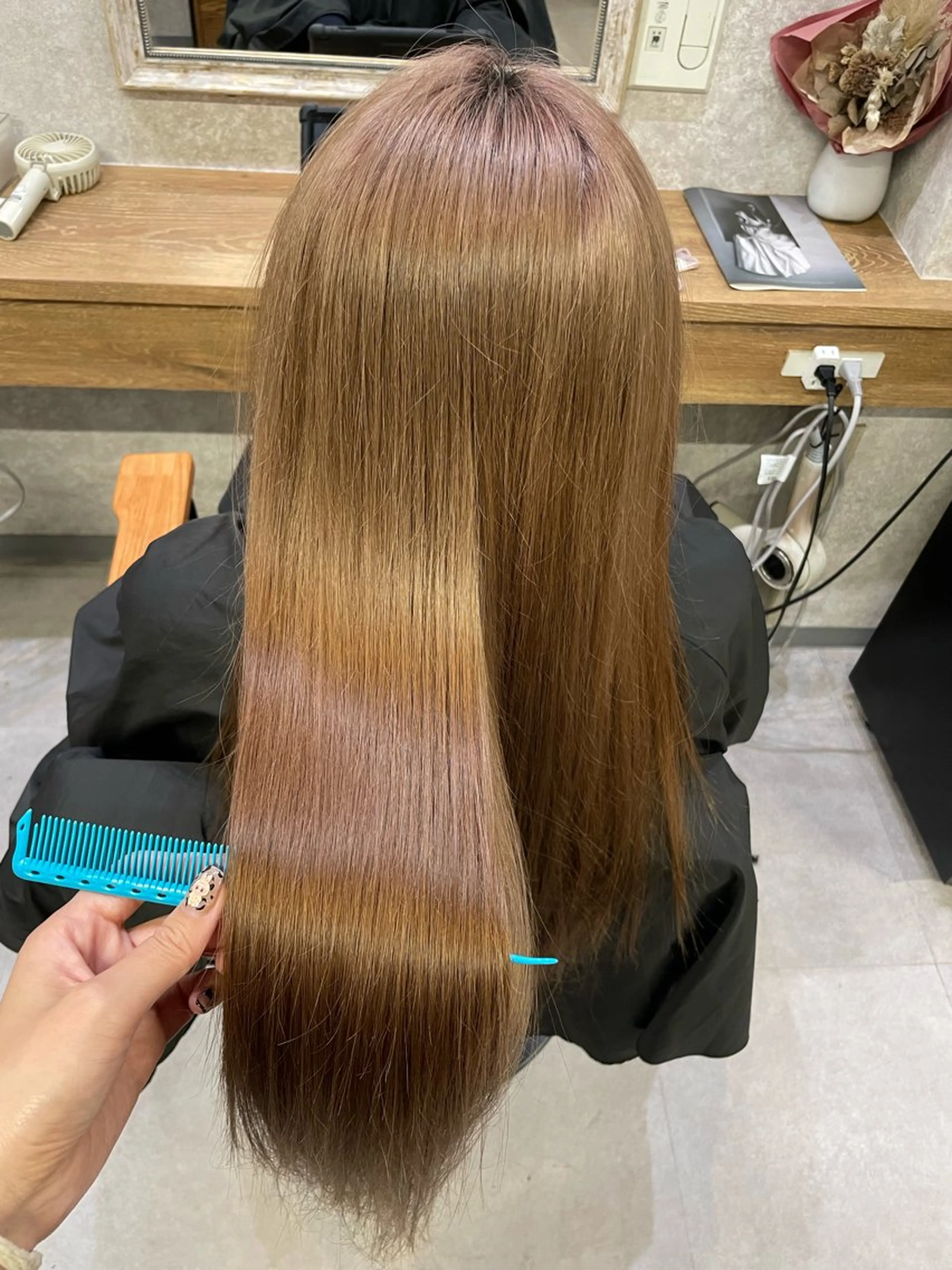 ロング カラー トリートメント ツヤちゅるカラー✮ すずなのヘアスタイル