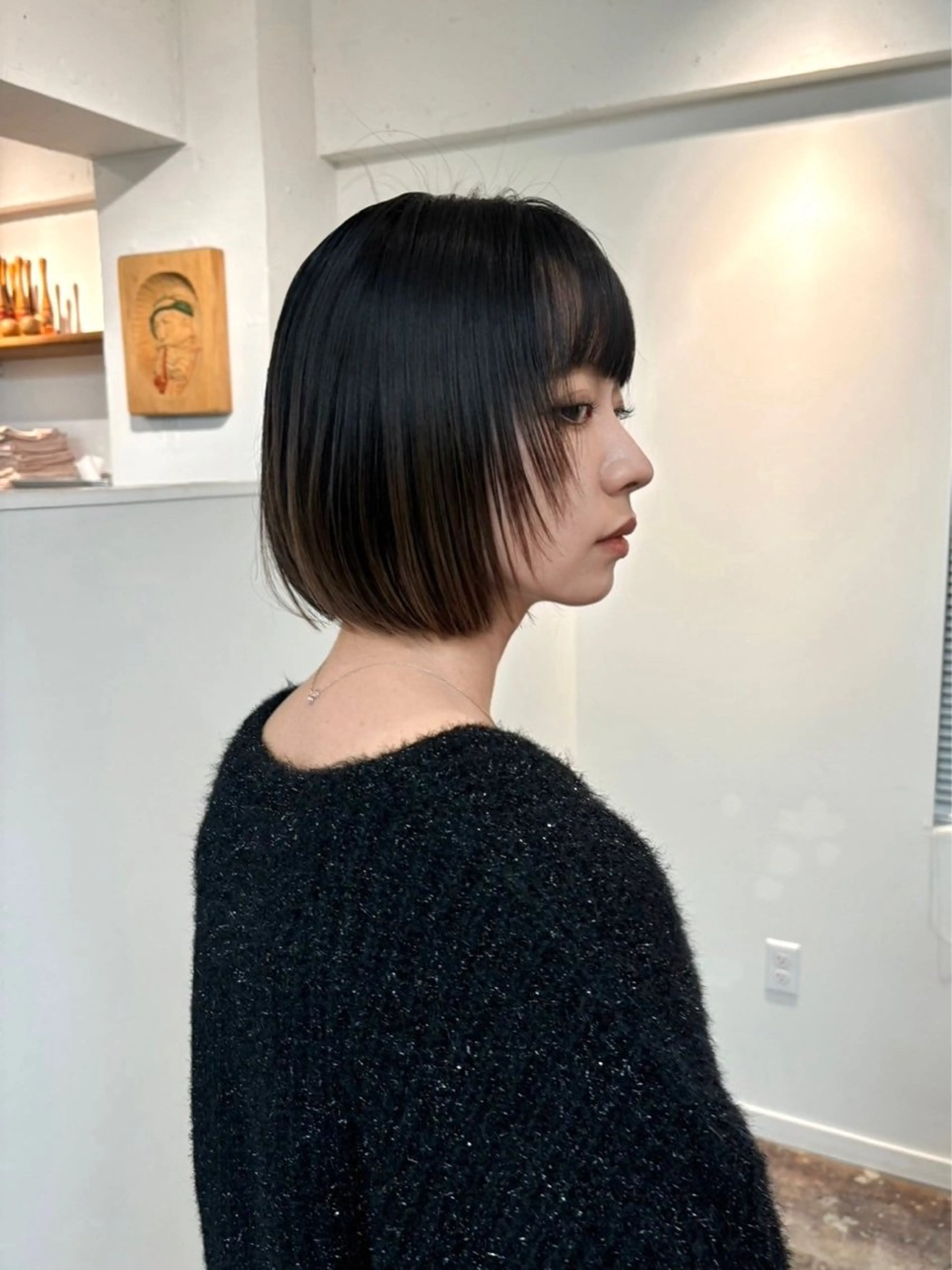 ミディアム aiko【艶カラー ・ミニモ年内で終了】のヘアスタイル