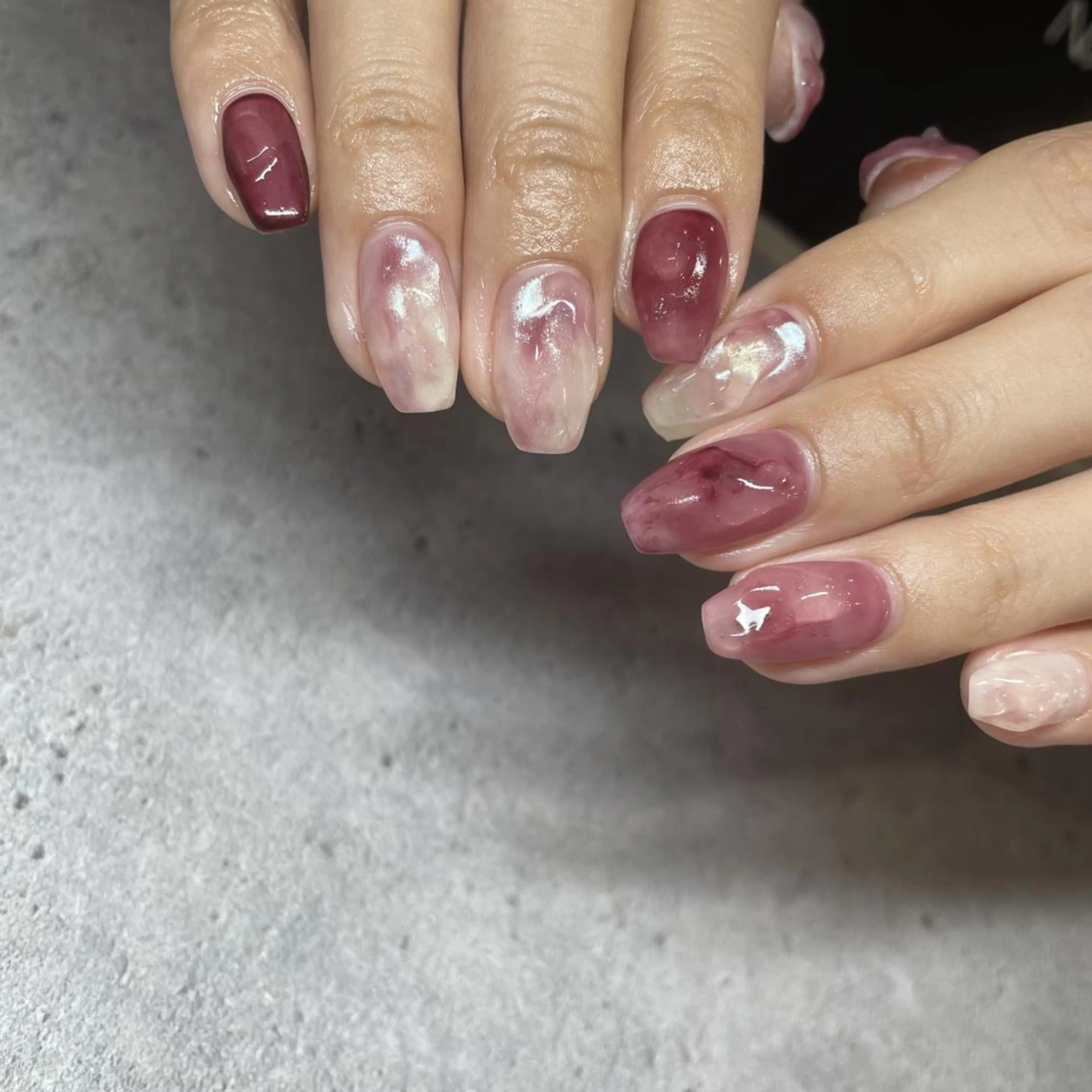 ネイル ハンドネイル フットネイル p.o.n. nuance/個性的のネイルデザイン