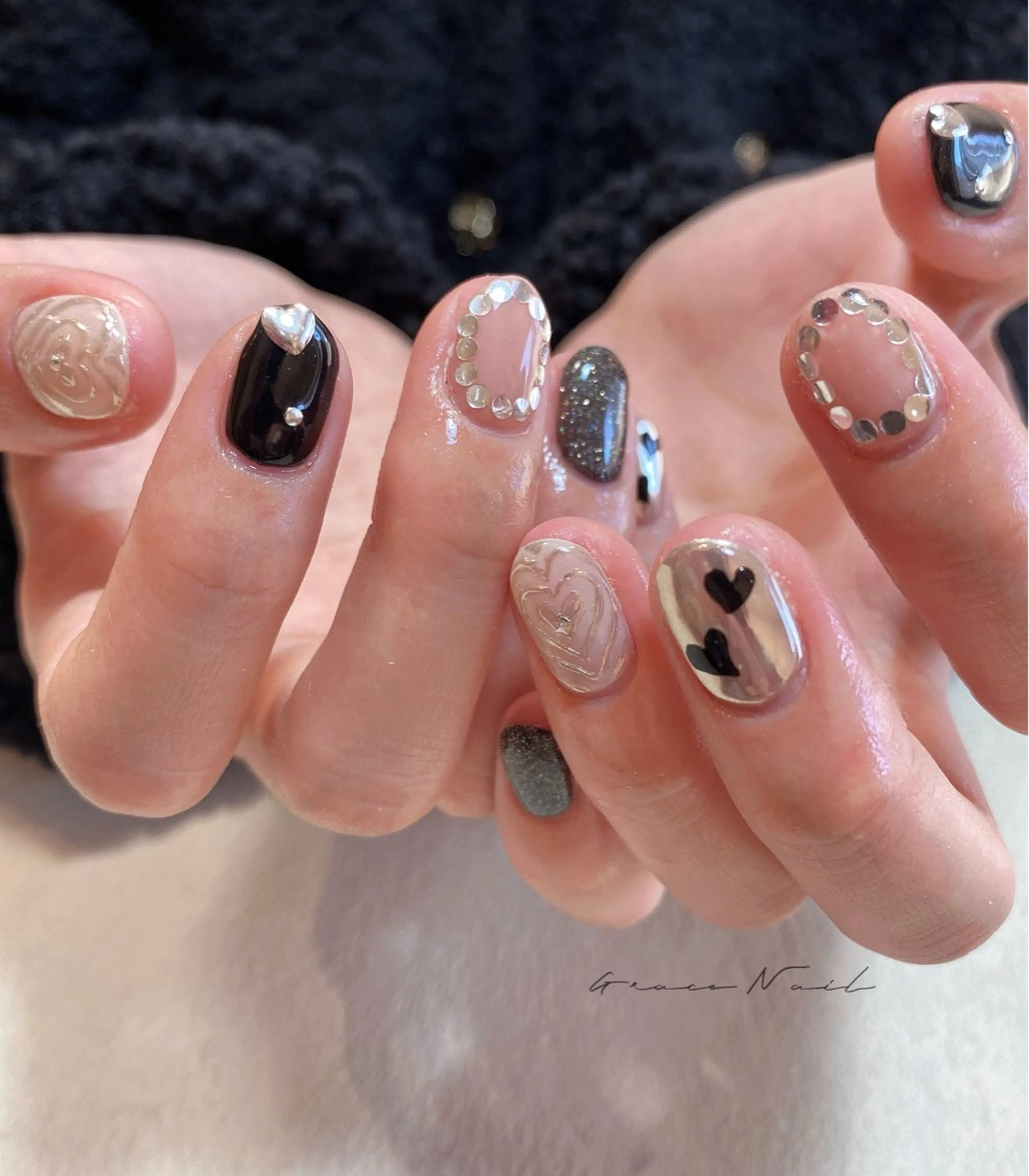 ネイル ハンドネイル ☆*｡Grace Nail｡*☆のネイルデザイン